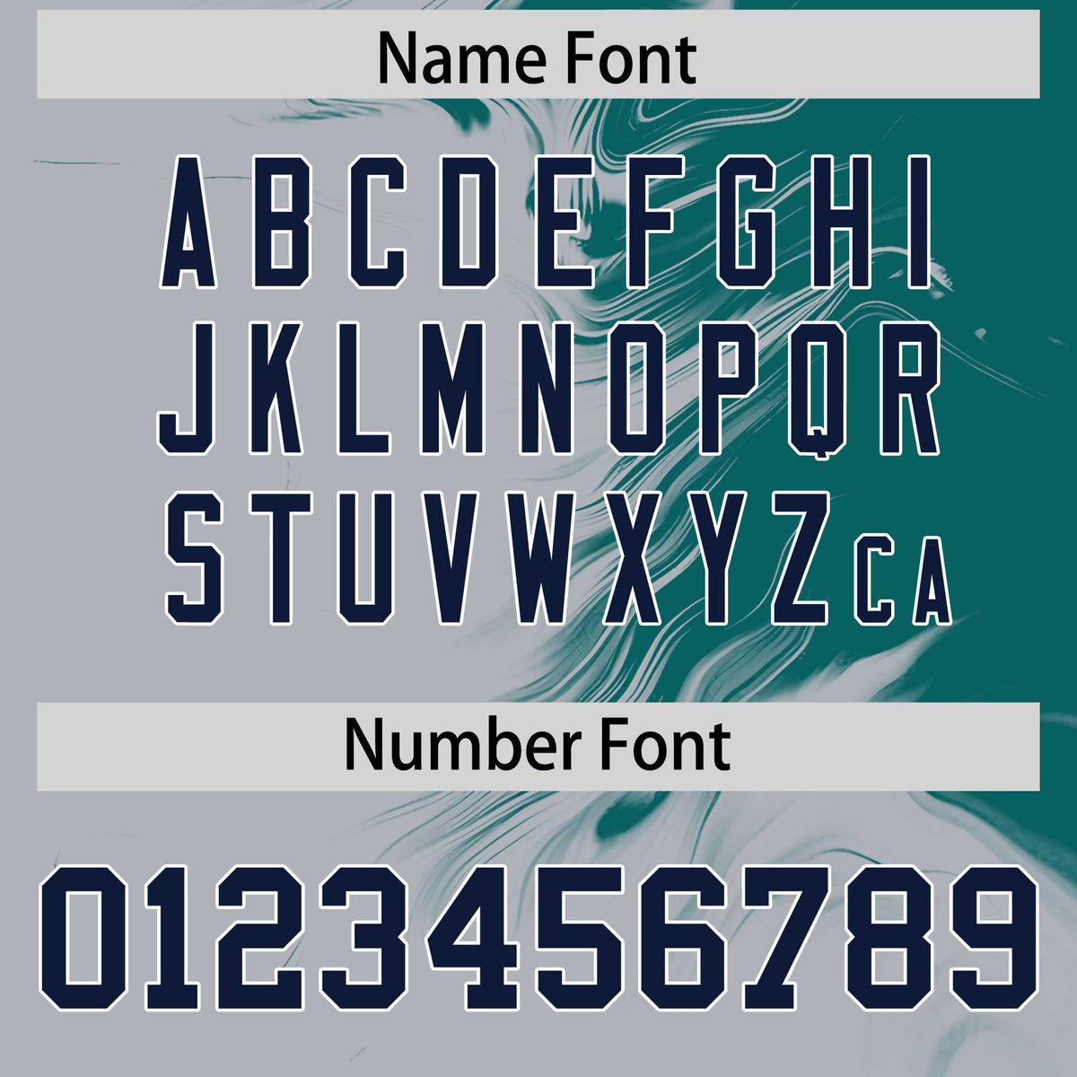 Custom Aqua Gray Personalized Ink Pattern Authentic Baseball Jersey