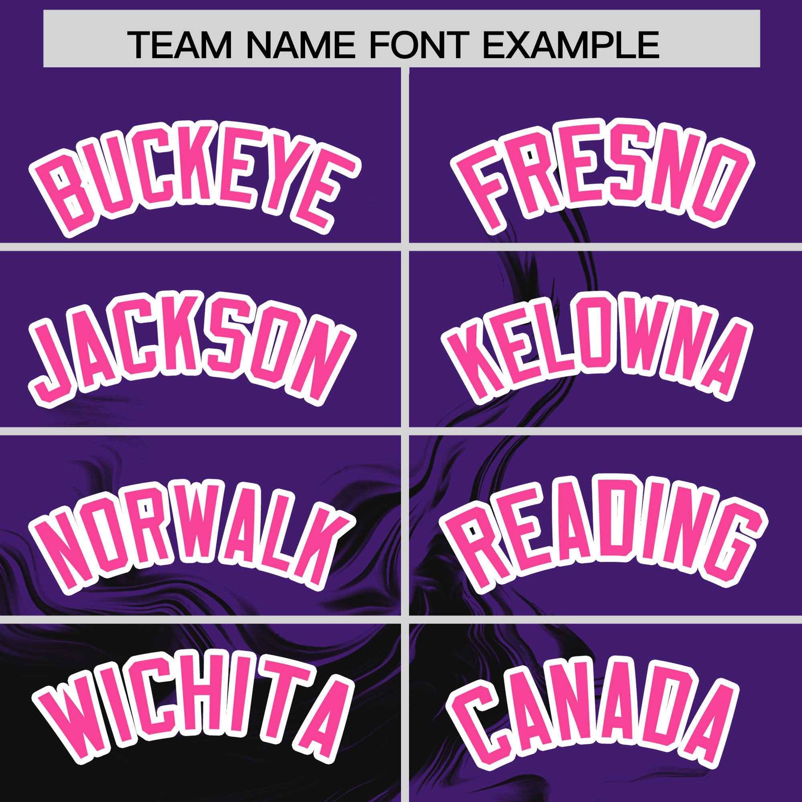 Custom Purple Black Personalized Ink Pattern Authentic Baseball Jersey
