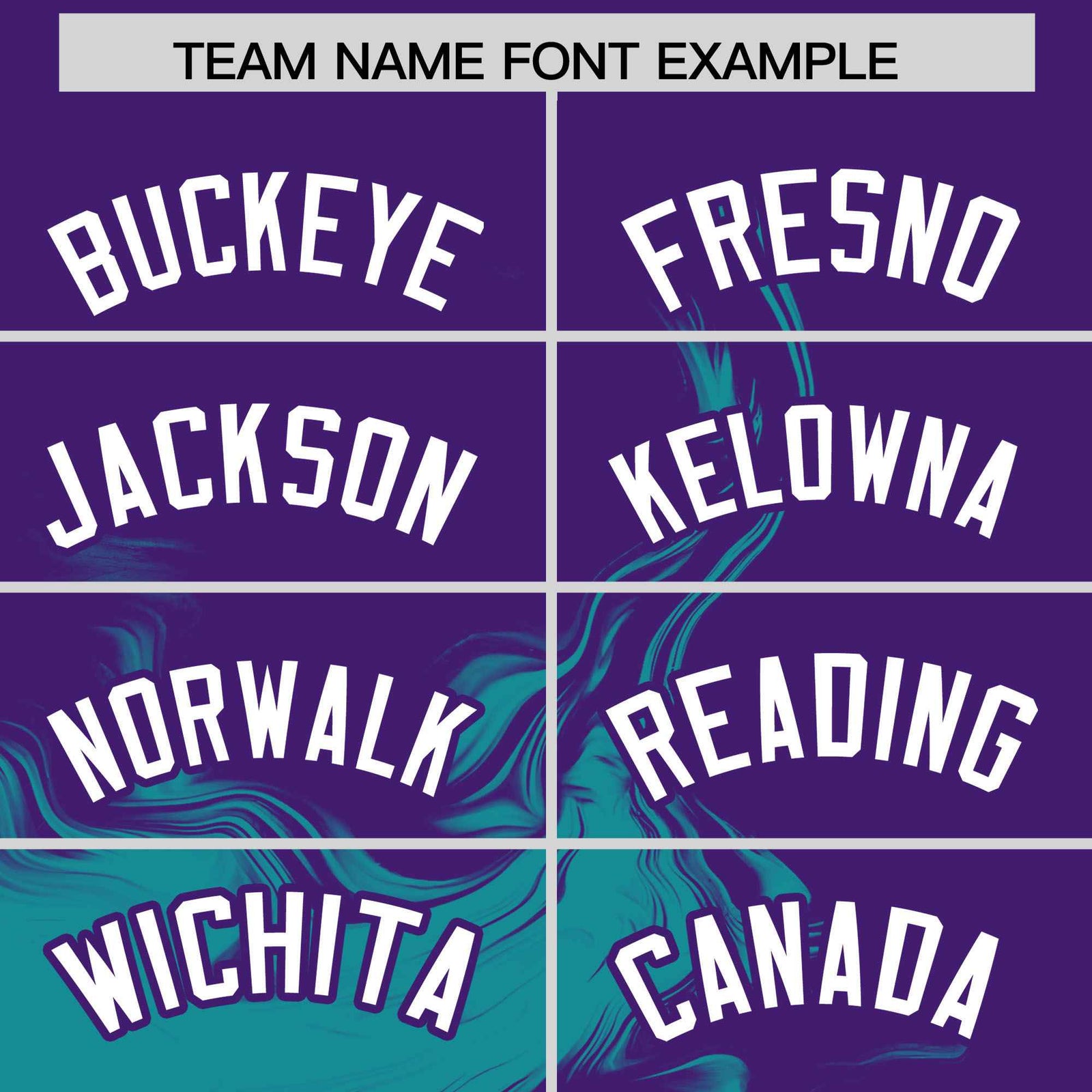 Custom Purple Aqua Personalized Ink Pattern Authentic Baseball Jersey