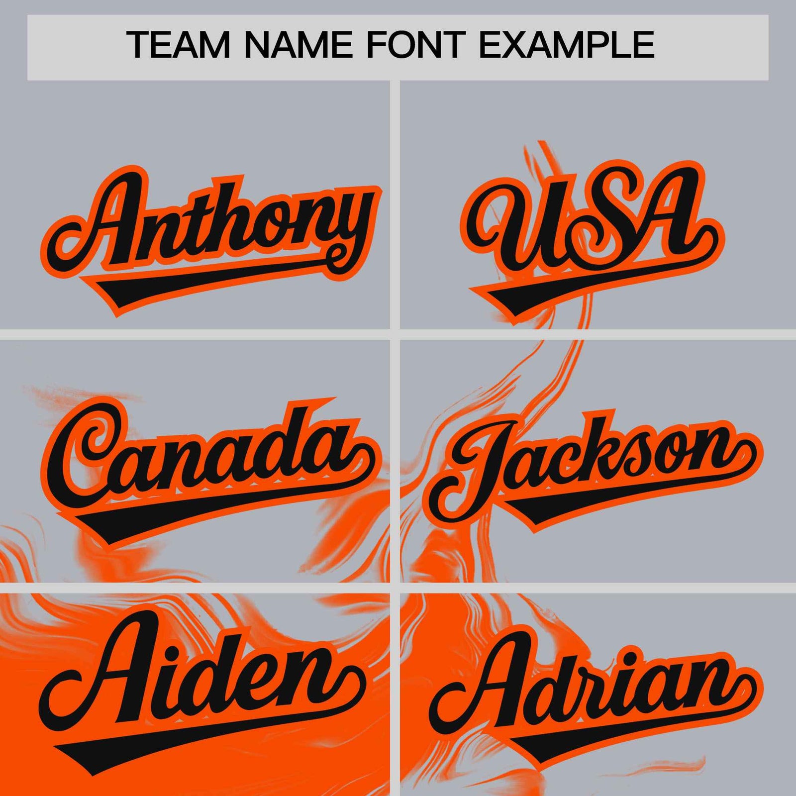Custom Gray Orange Personalized Ink Pattern Authentic Baseball Jersey