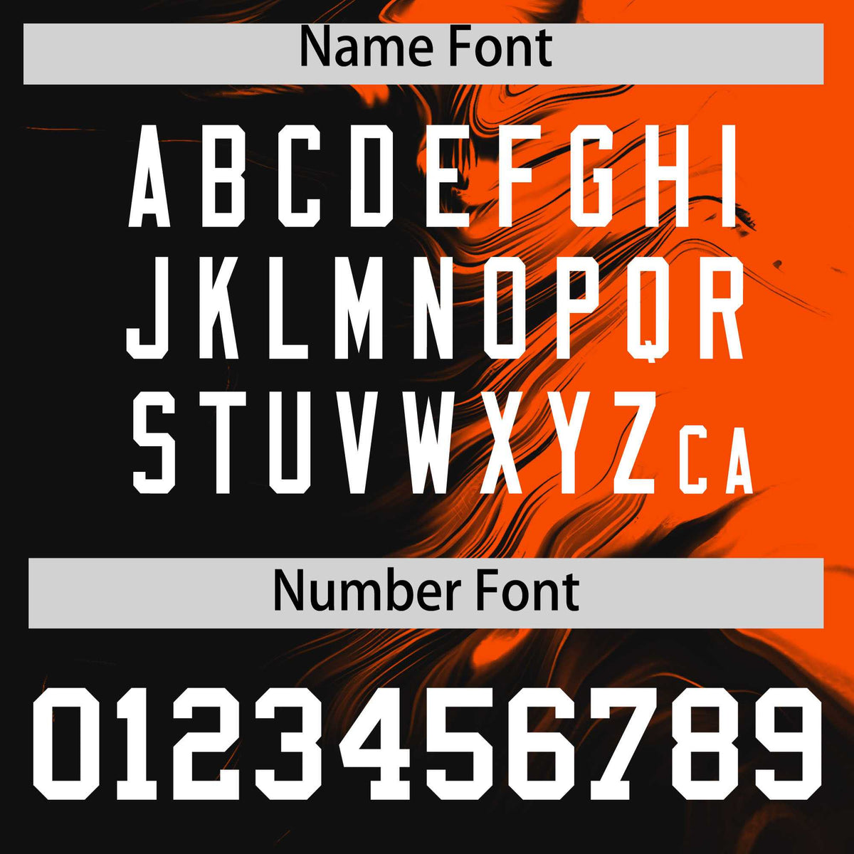 Custom Orange Black Personalized Ink Pattern Authentic Baseball Jersey