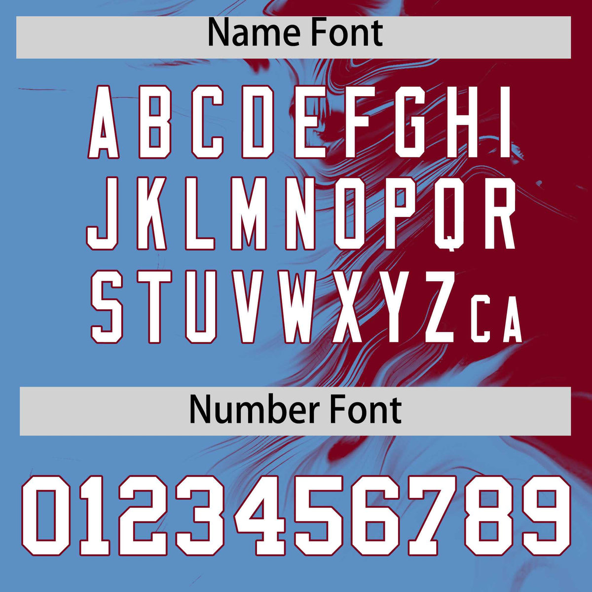 Custom Crimson Powder Blue Personalized Ink Pattern Authentic Baseball Jersey