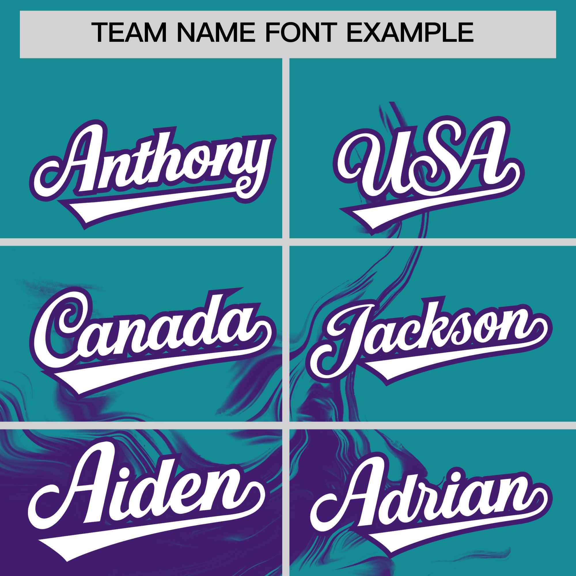 Custom Aqua Purple Personalized Ink Pattern Authentic Baseball Jersey