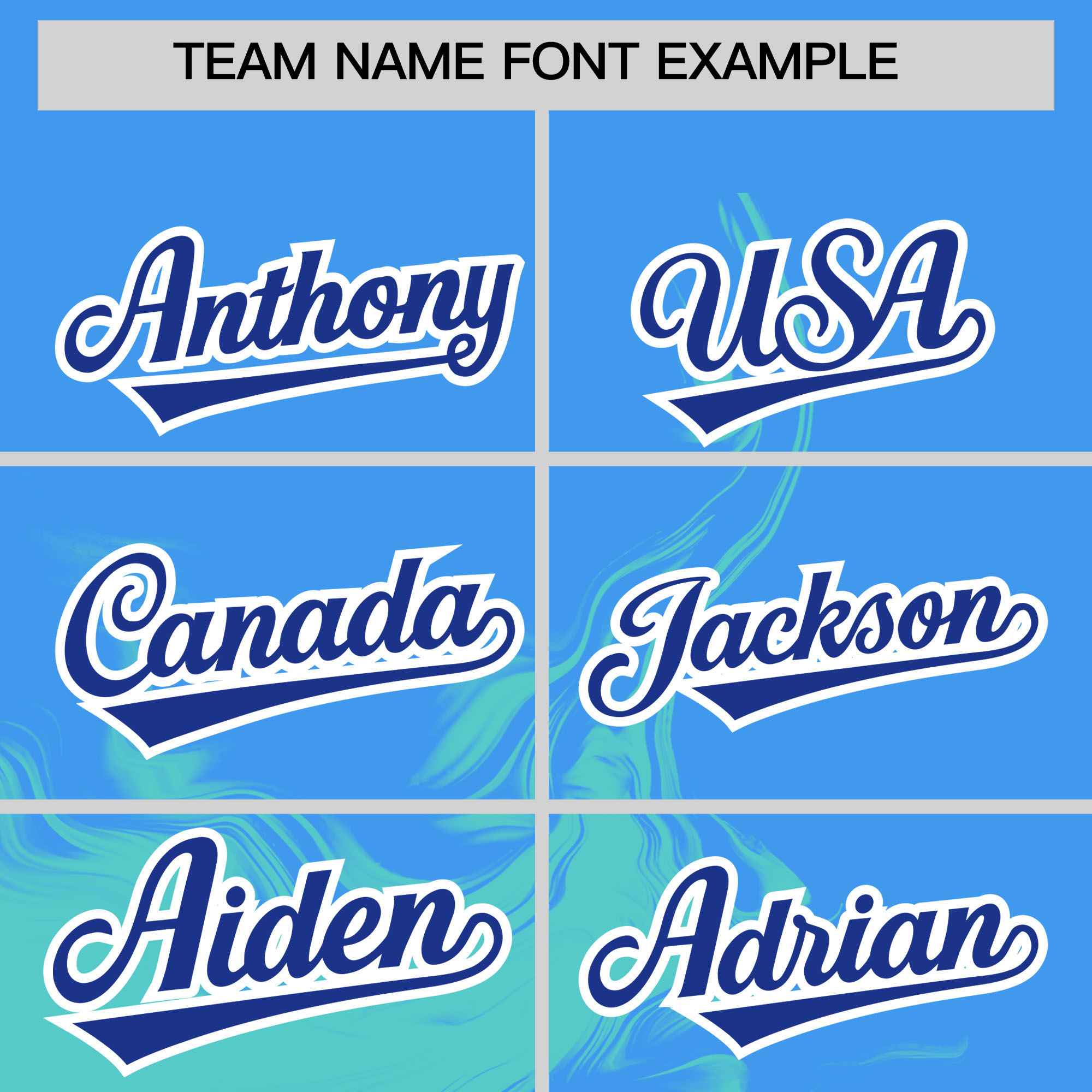Custom Powder Blue Bright Green Personalized Ink Pattern Authentic Baseball Jersey