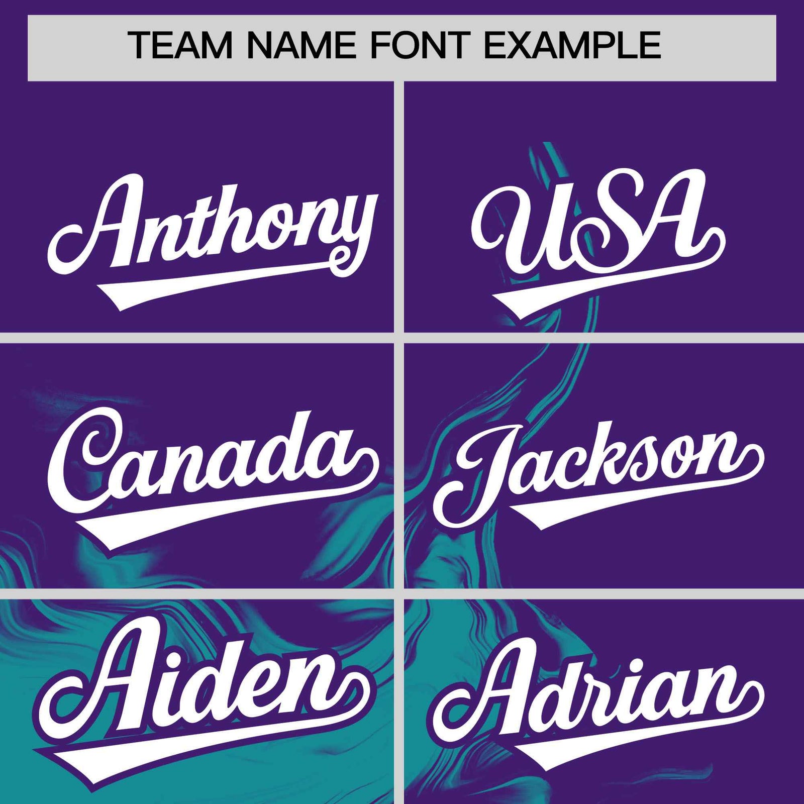 Custom Purple Aqua Personalized Ink Pattern Authentic Baseball Jersey