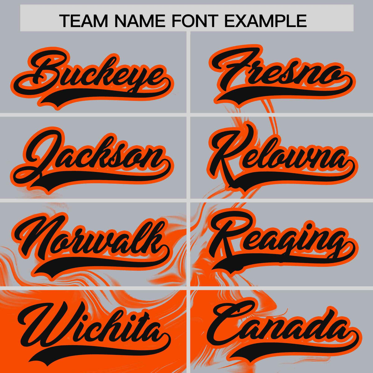 Custom Gray Orange Personalized Ink Pattern Authentic Baseball Jersey
