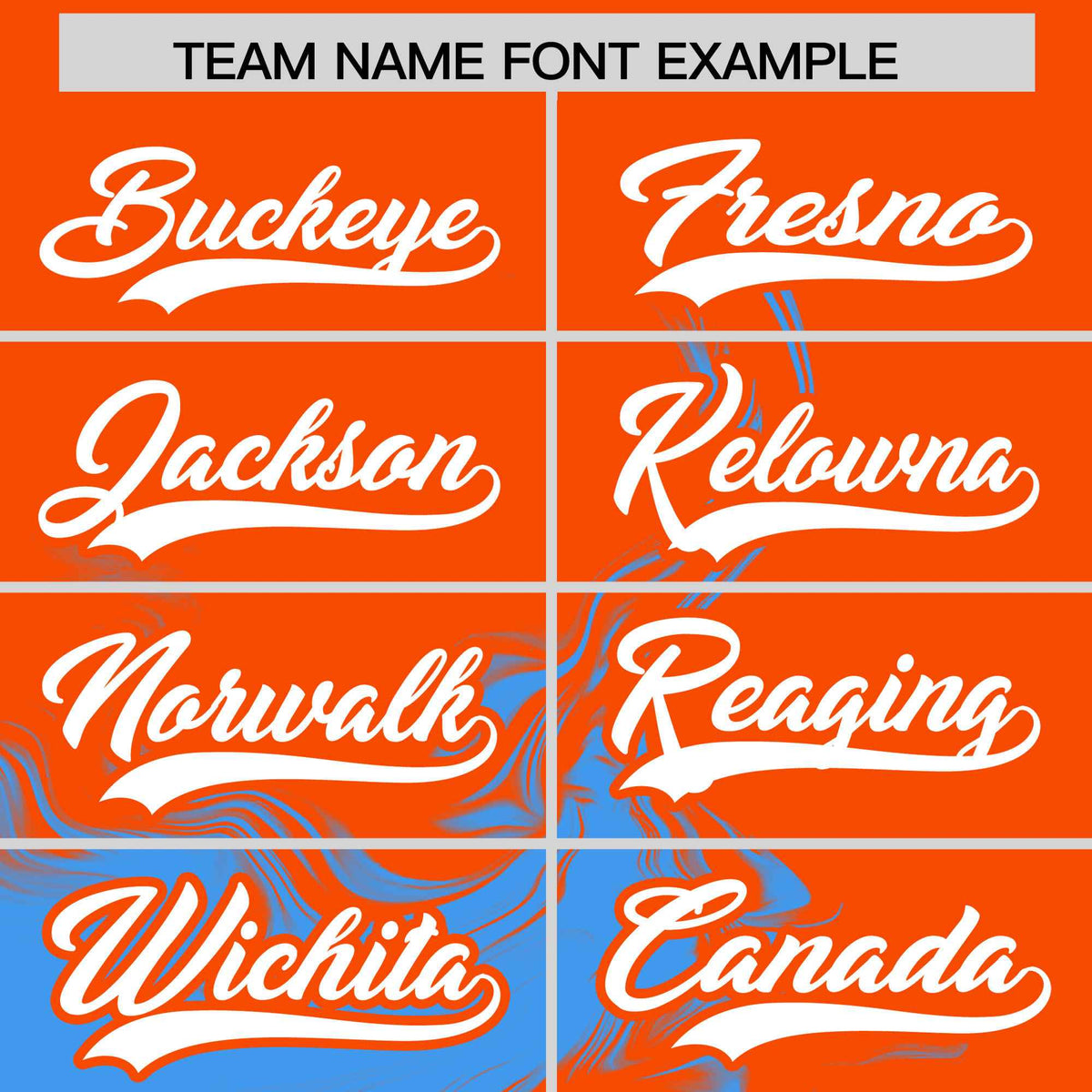 Custom Orange Powder Blue Personalized Ink Pattern Authentic Baseball Jersey