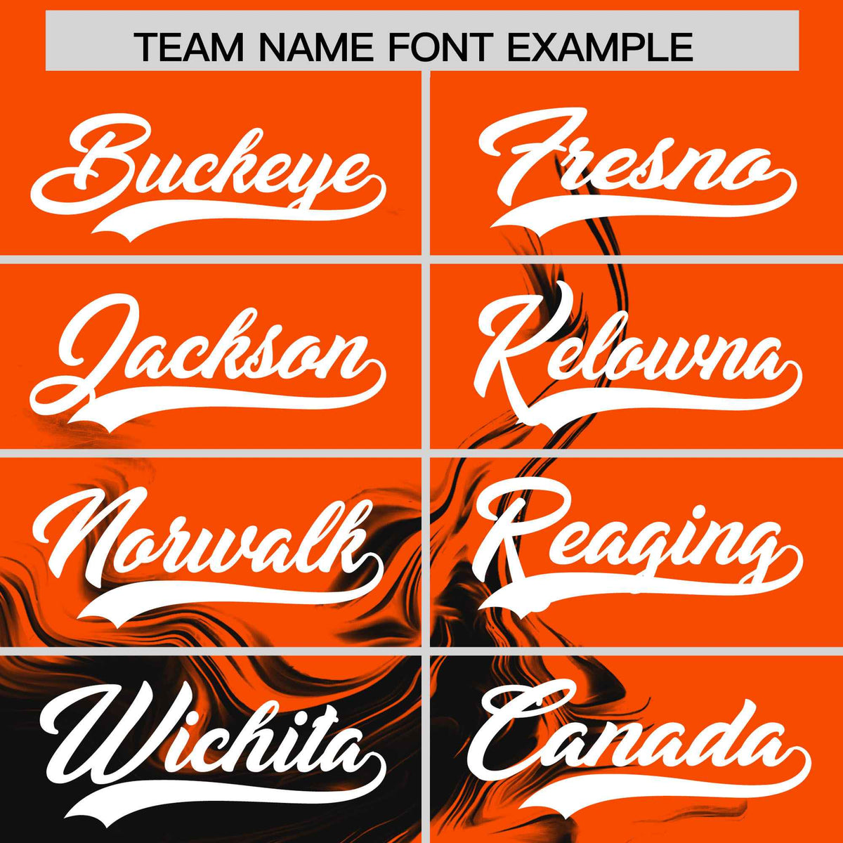 Custom Orange Black Personalized Ink Pattern Authentic Baseball Jersey