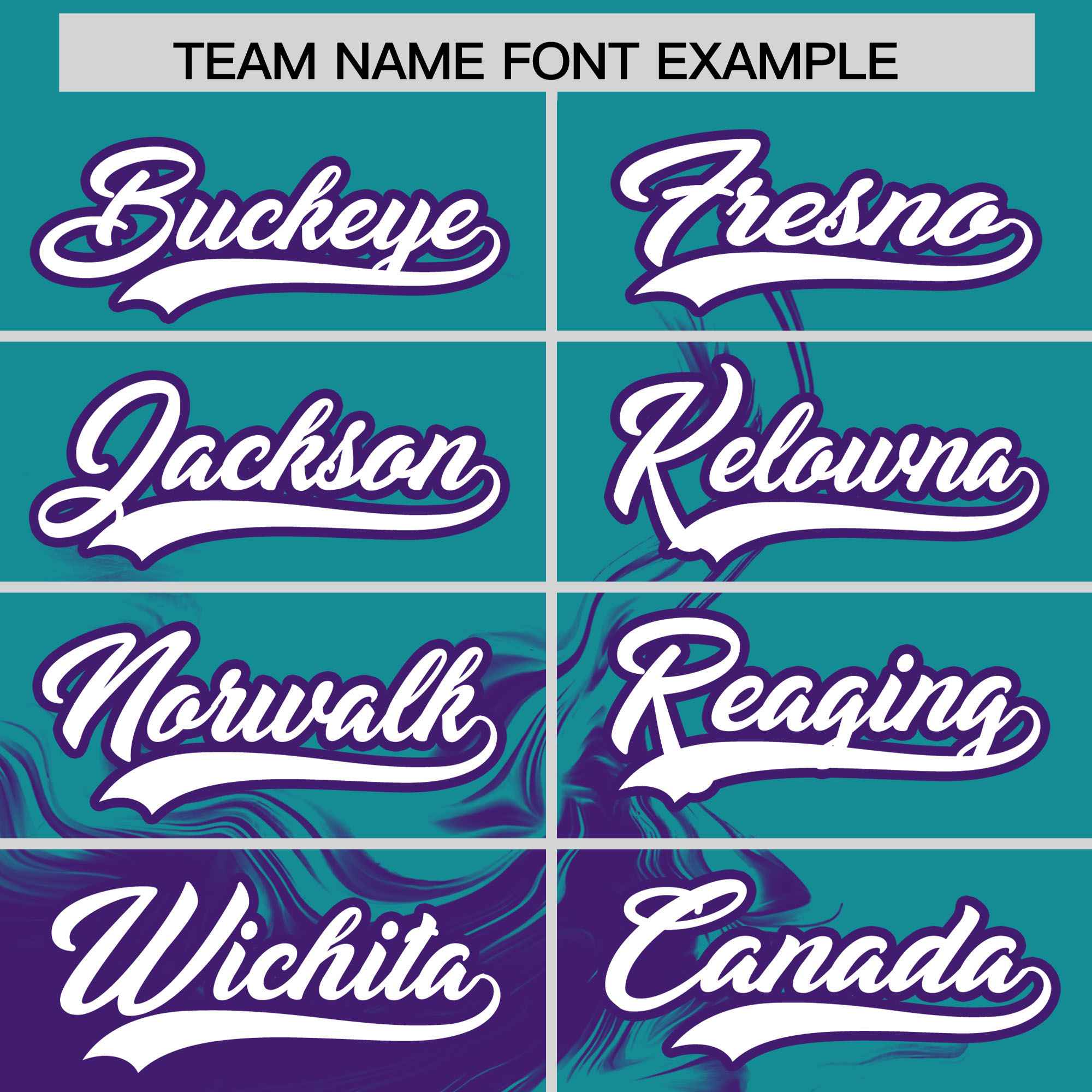 Custom Aqua Purple Personalized Ink Pattern Authentic Baseball Jersey