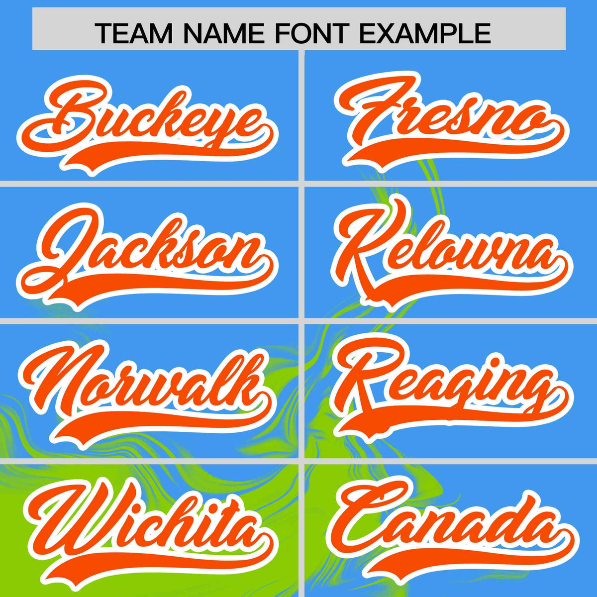 Custom Powder Blue Neon Green Personalized Ink Pattern Authentic Baseball Jersey