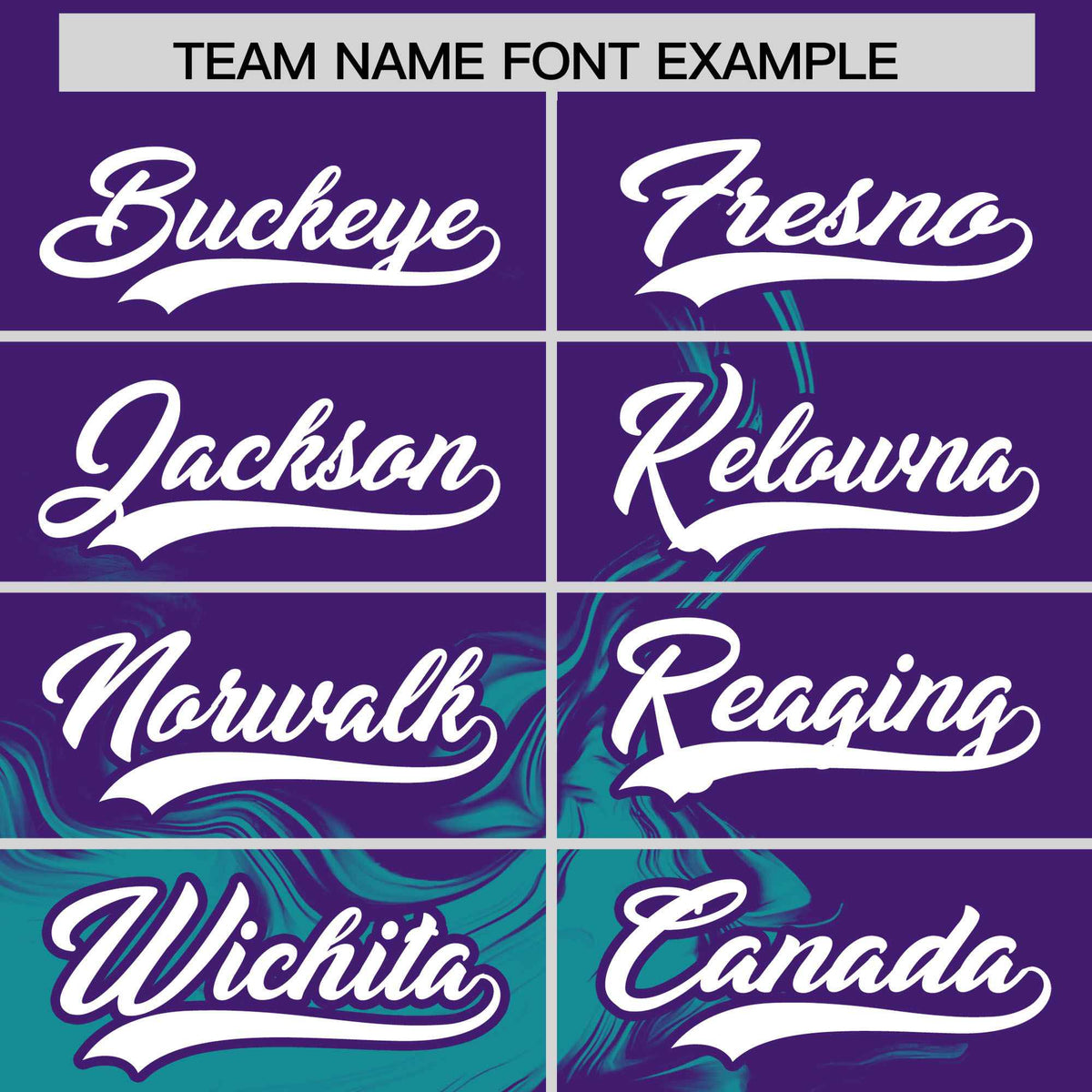 Custom Purple Aqua Personalized Ink Pattern Authentic Baseball Jersey