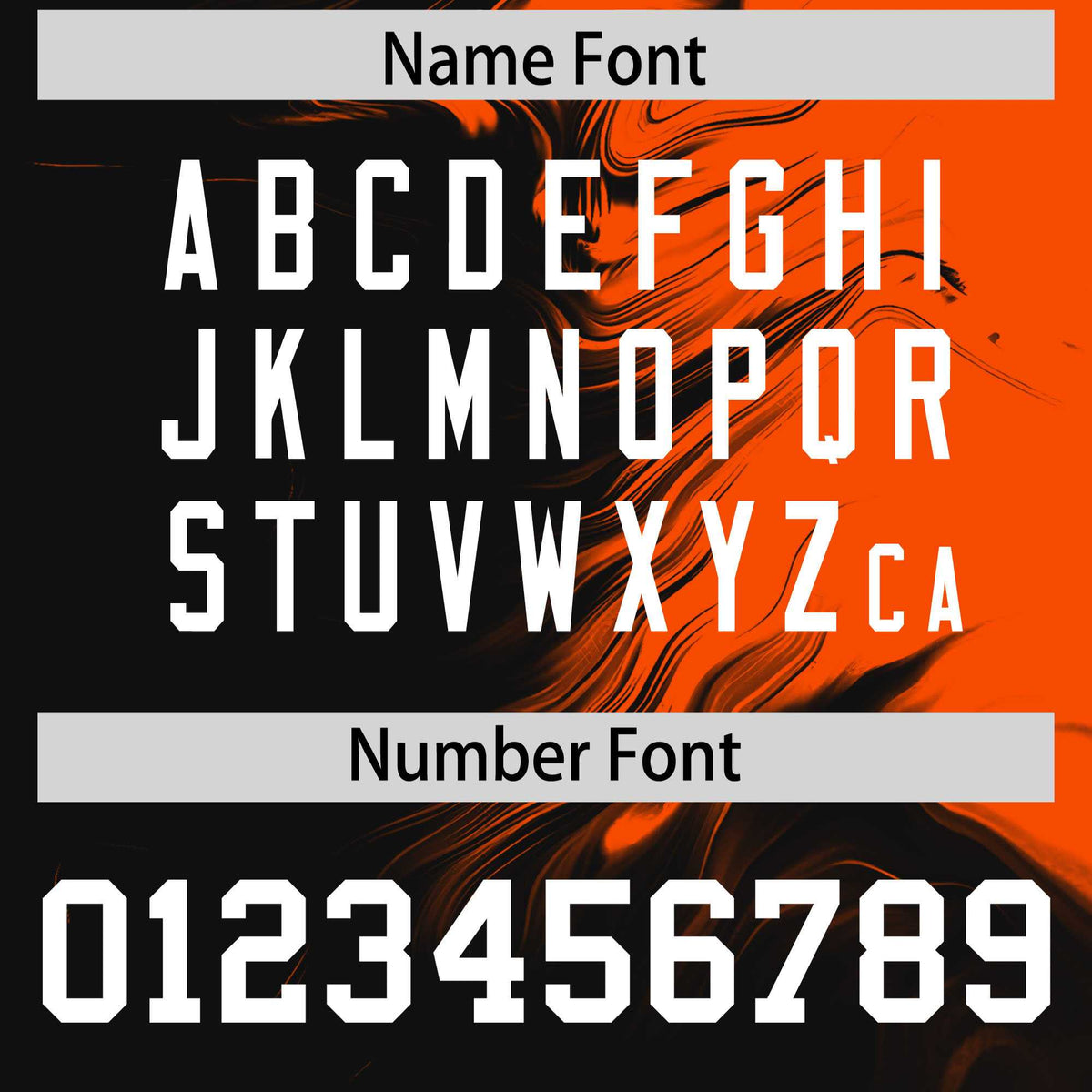 Custom Orange Black Personalized Ink Pattern Authentic Baseball Jersey