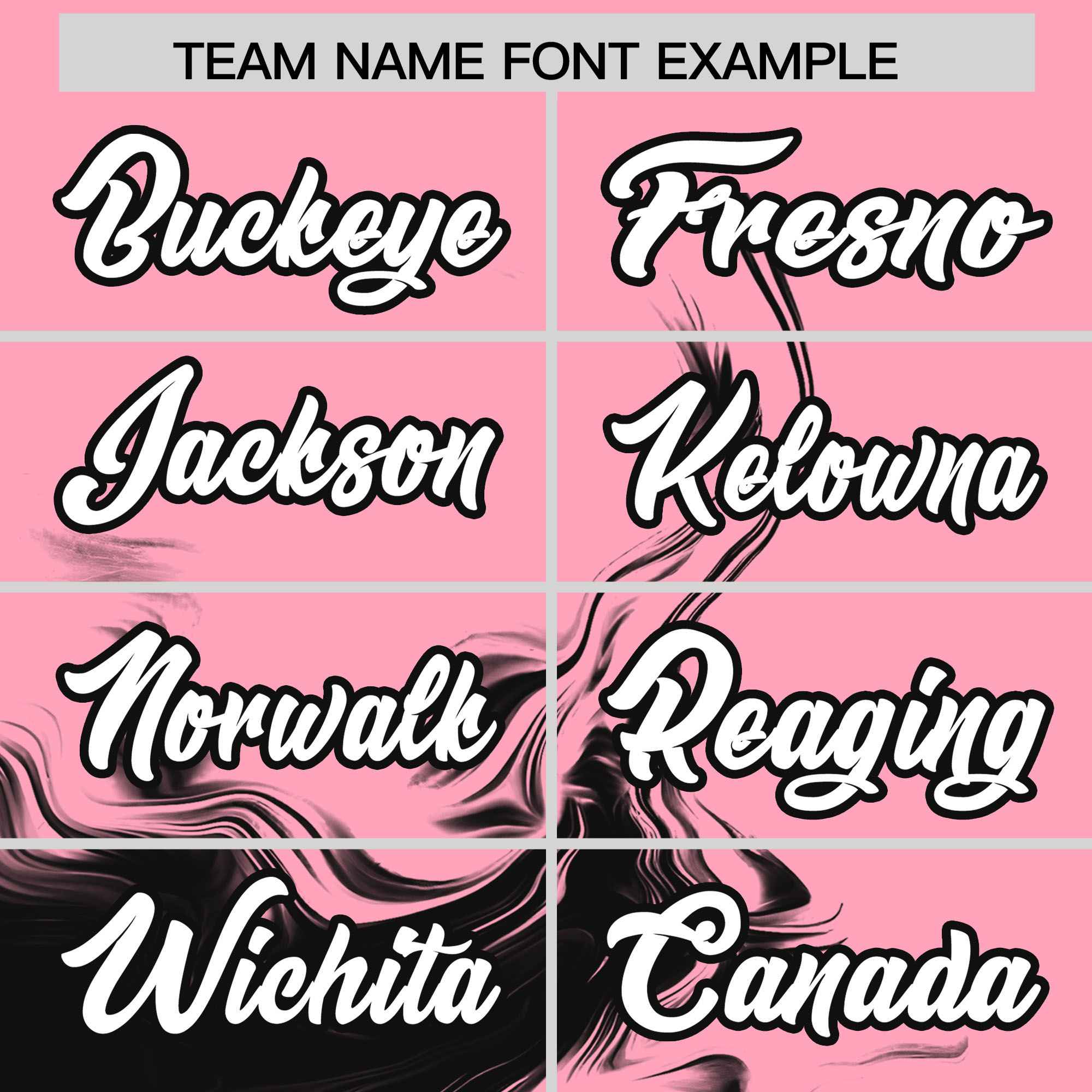 Custom Light Pink Black Personalized Ink Pattern Authentic Baseball Jersey