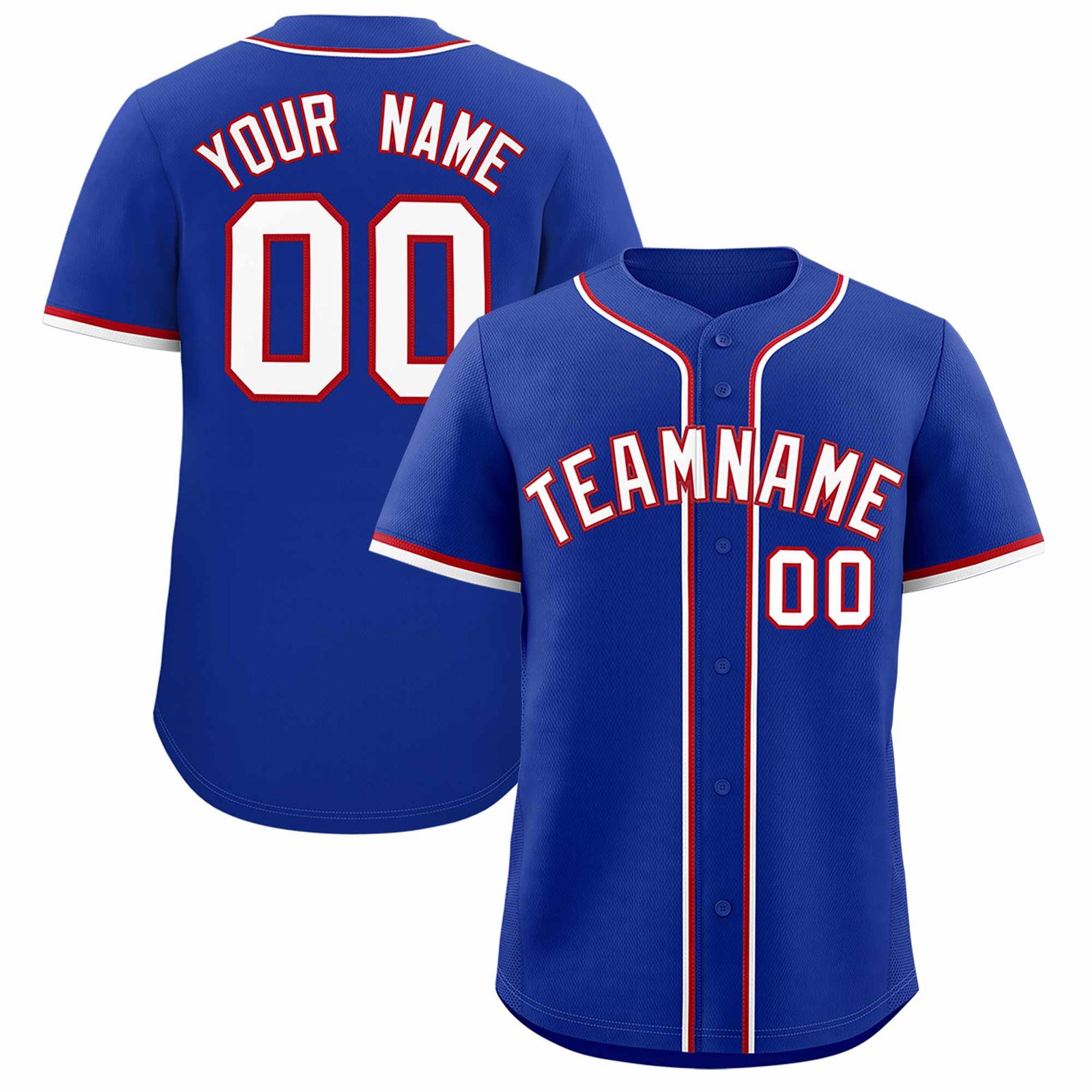 Custom Royal Classic Style Authentic Baseball Jersey