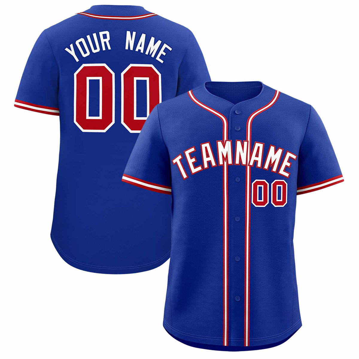 Custom Royal Classic Style Authentic Baseball Jersey
