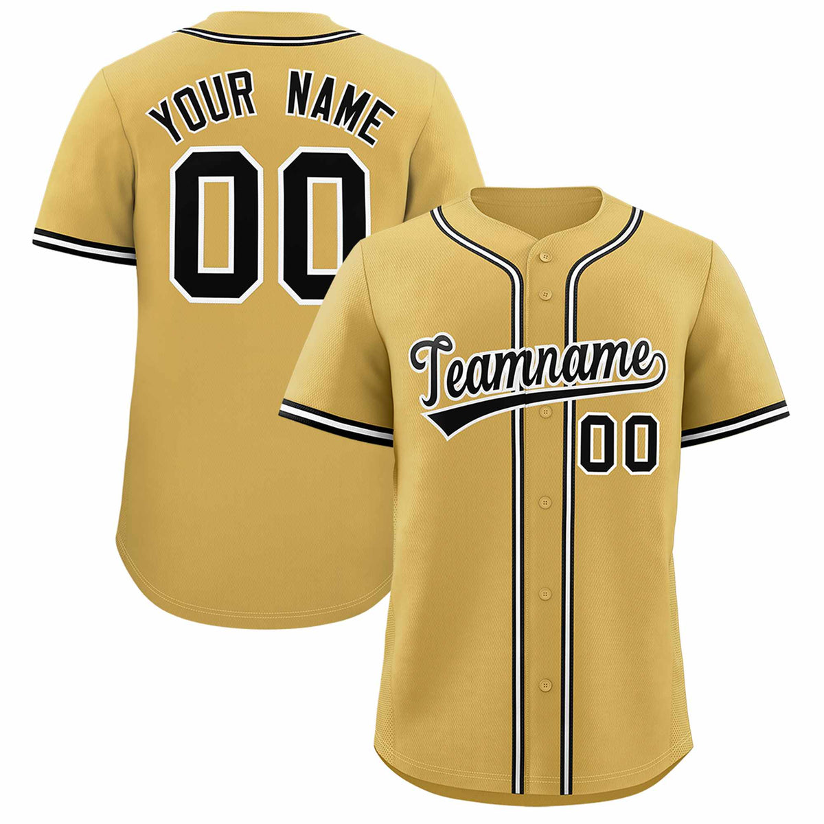 Custom Cream Classic Style Authentic Baseball Jersey