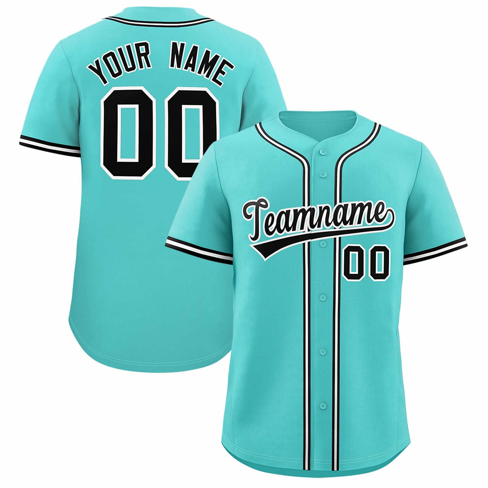 Custom Bright Green Classic Style Authentic Baseball Jersey