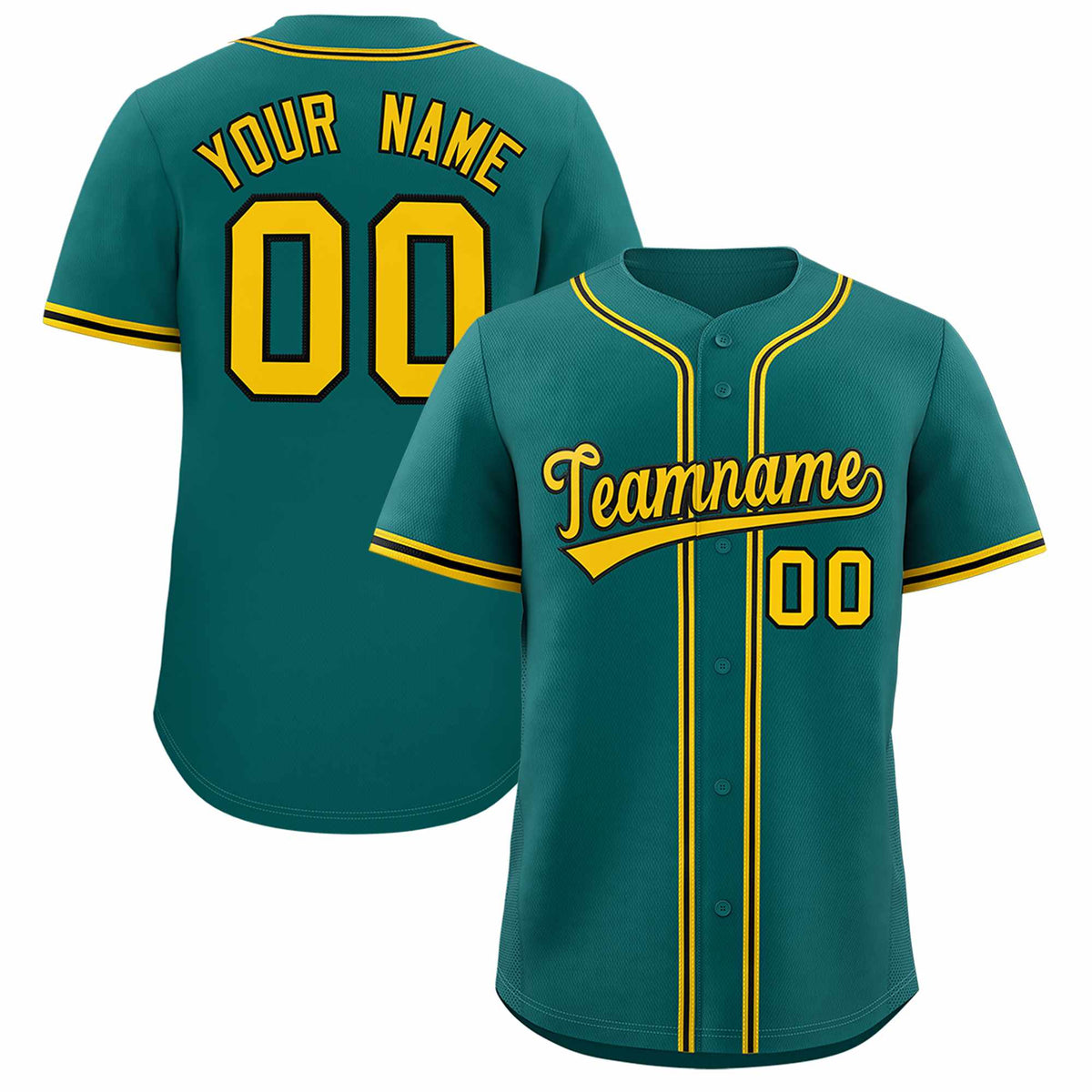 Custom Aqua Classic Style Authentic Baseball Jersey
