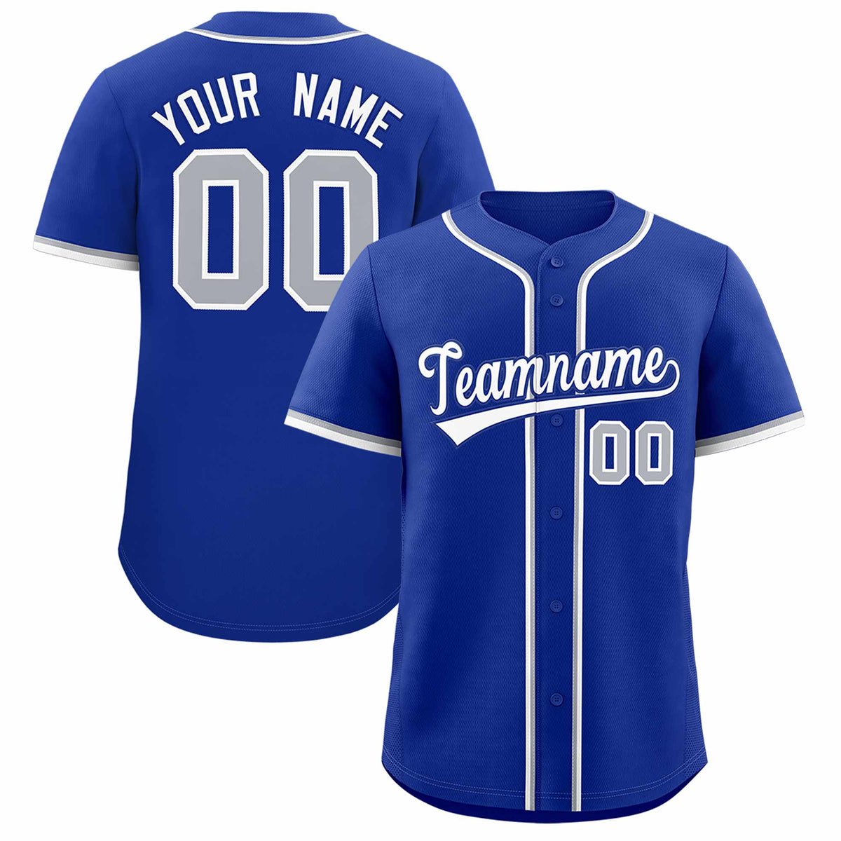 Custom Royal Classic Style Authentic Baseball Jersey