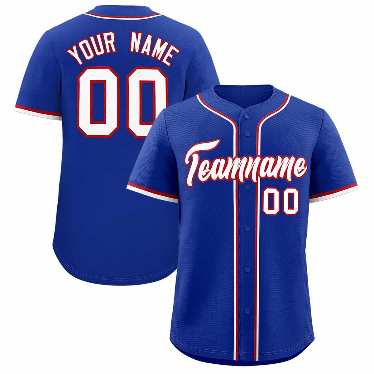 Custom Royal Classic Style Authentic Baseball Jersey
