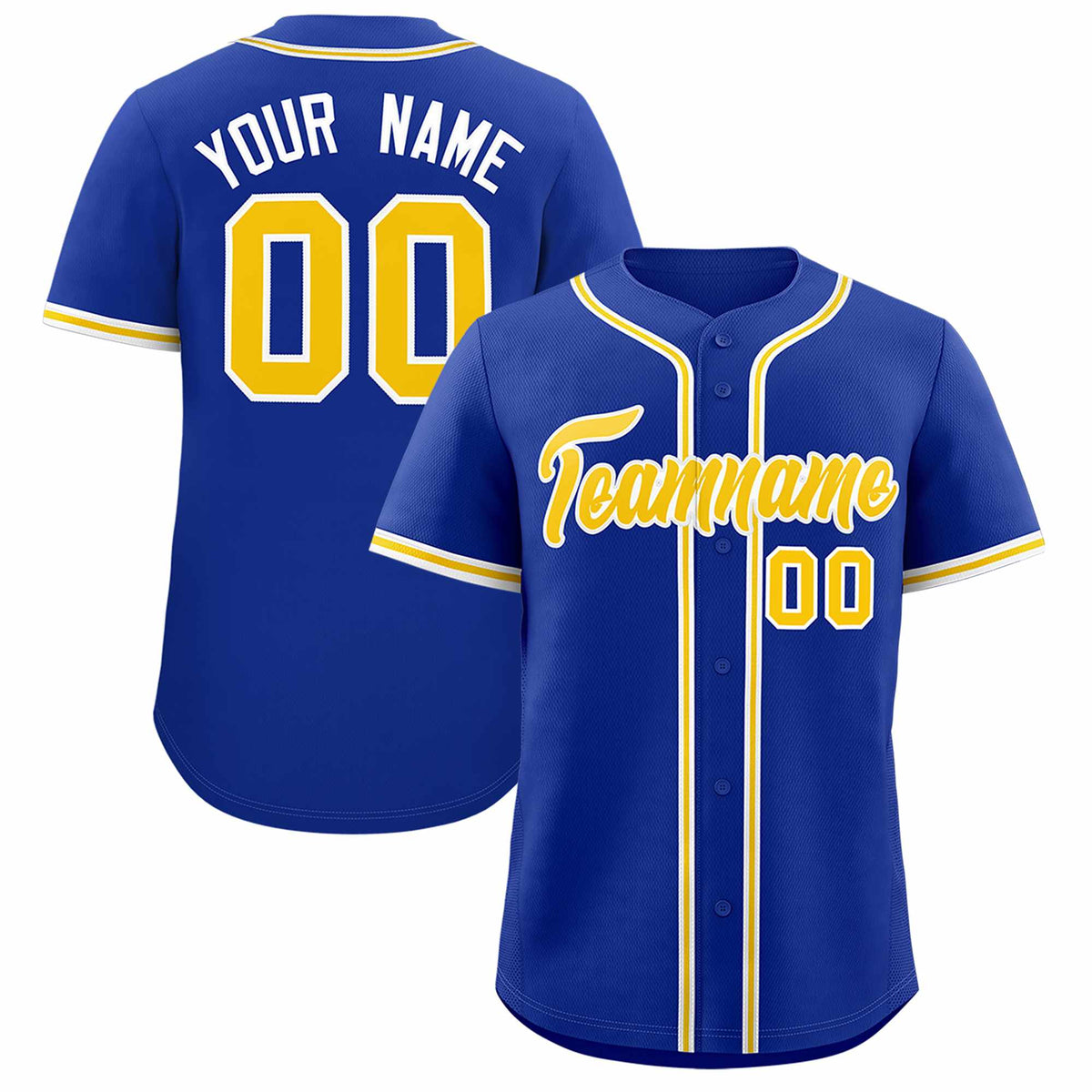 Custom Royal Classic Style Authentic Baseball Jersey
