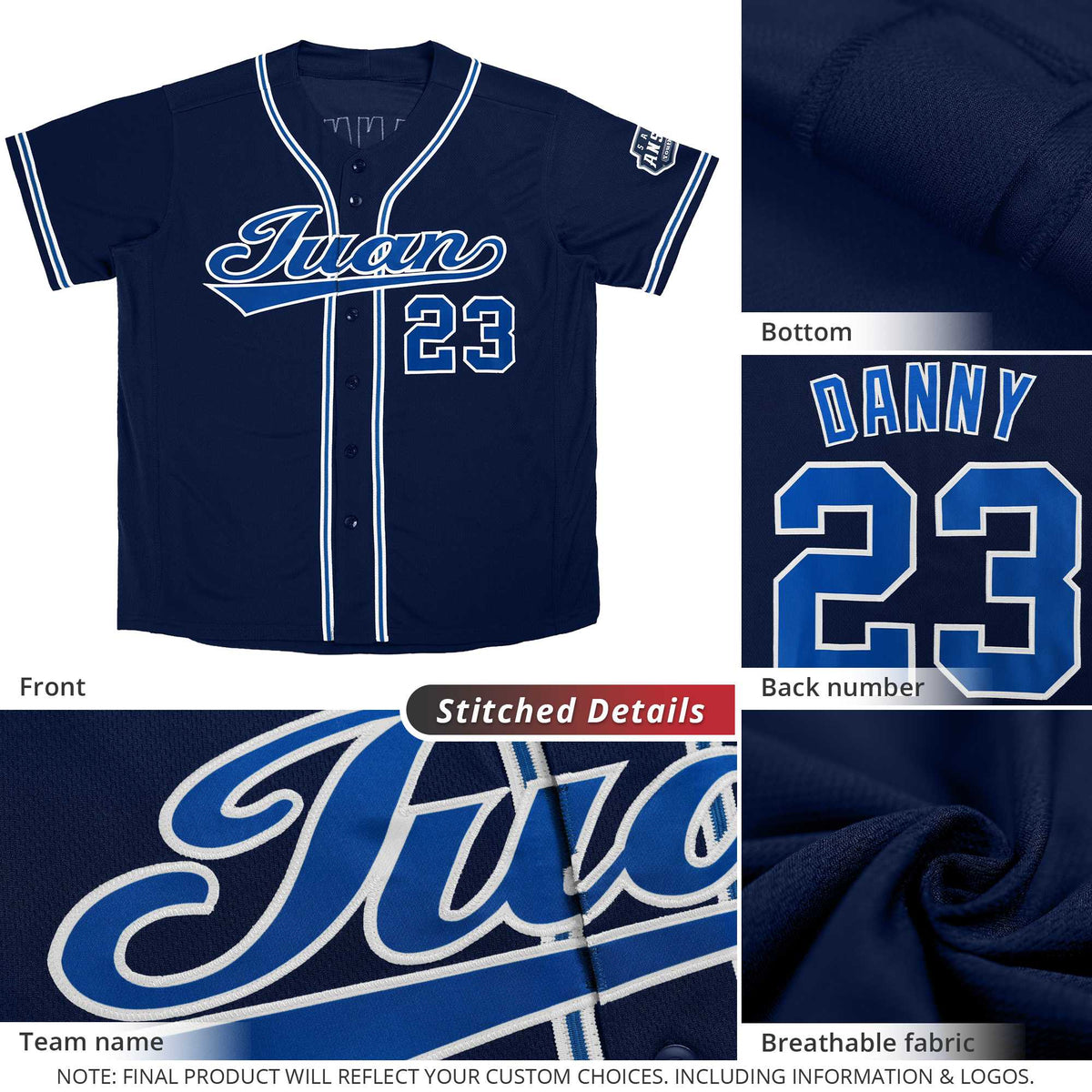 Custom Aqua Classic Style Authentic Baseball Jersey
