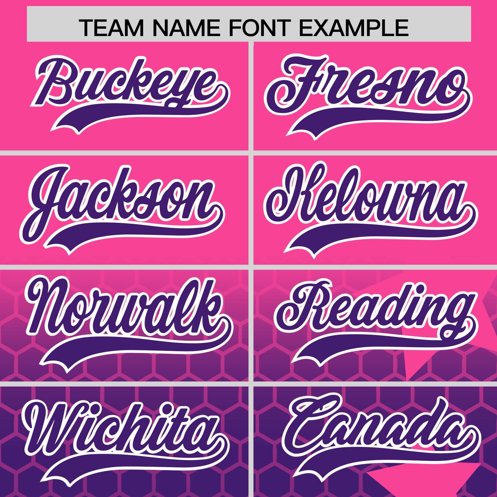 Custom Pink Purple White Rising Stars Series Gradient Fashion Baseball Jersey| KXKSHOP