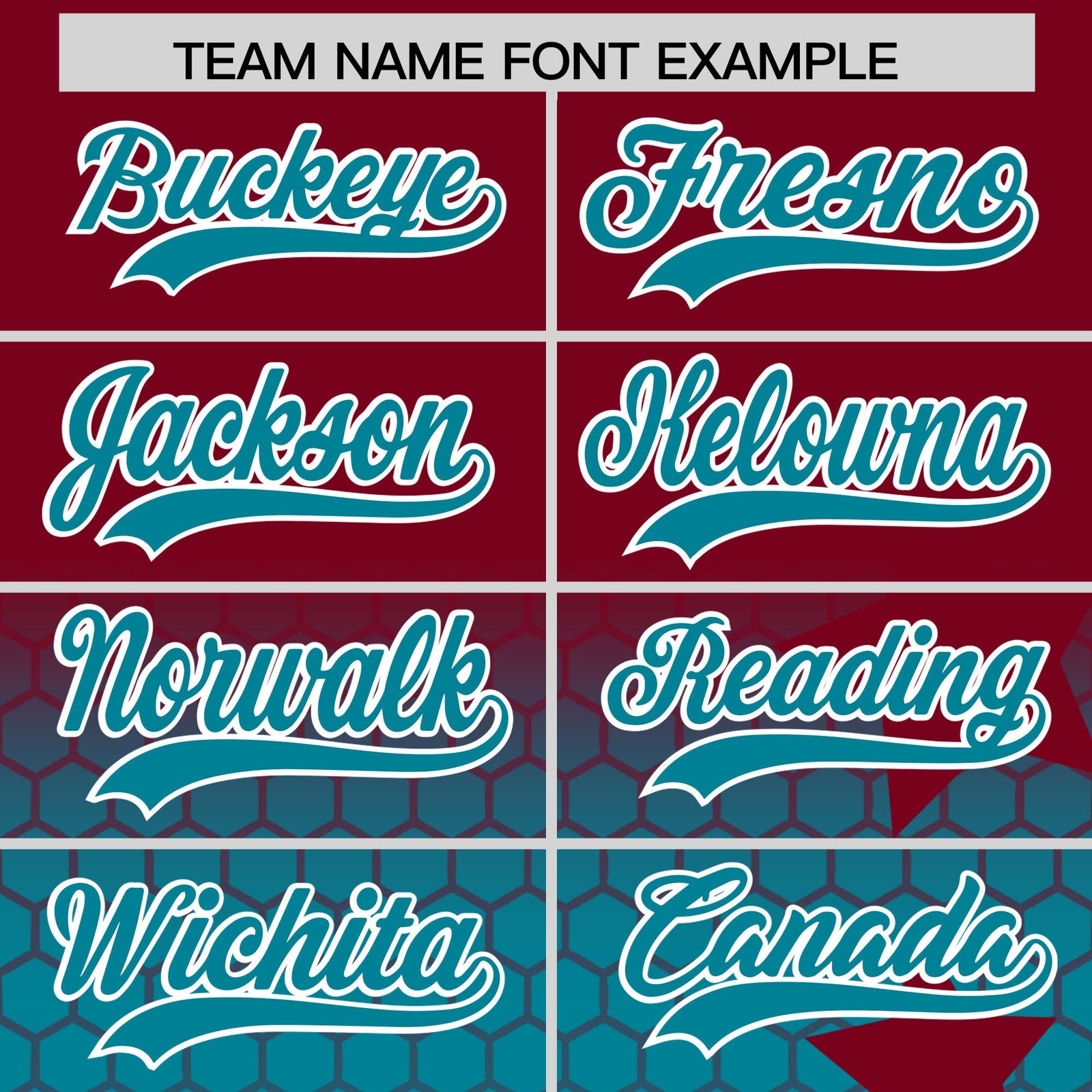 Custom Crimson Teal White Rising Stars Series Gradient Fashion Baseball Jersey| KXKSHOP