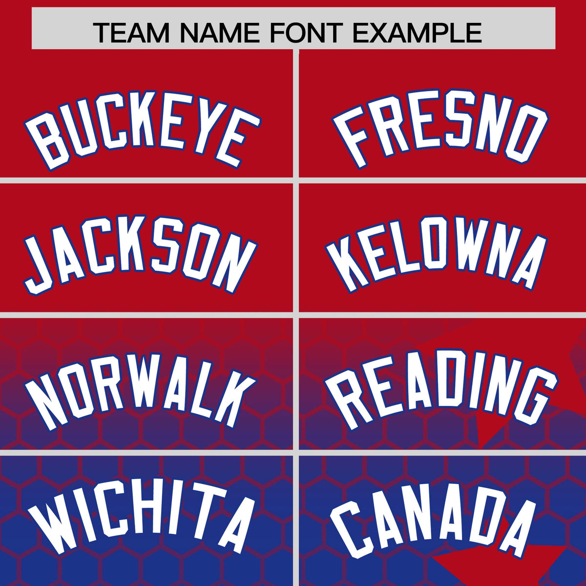 Custom Red Royal Blue White Rising Stars Series Gradient Fashion Baseball Jersey| KXKSHOP