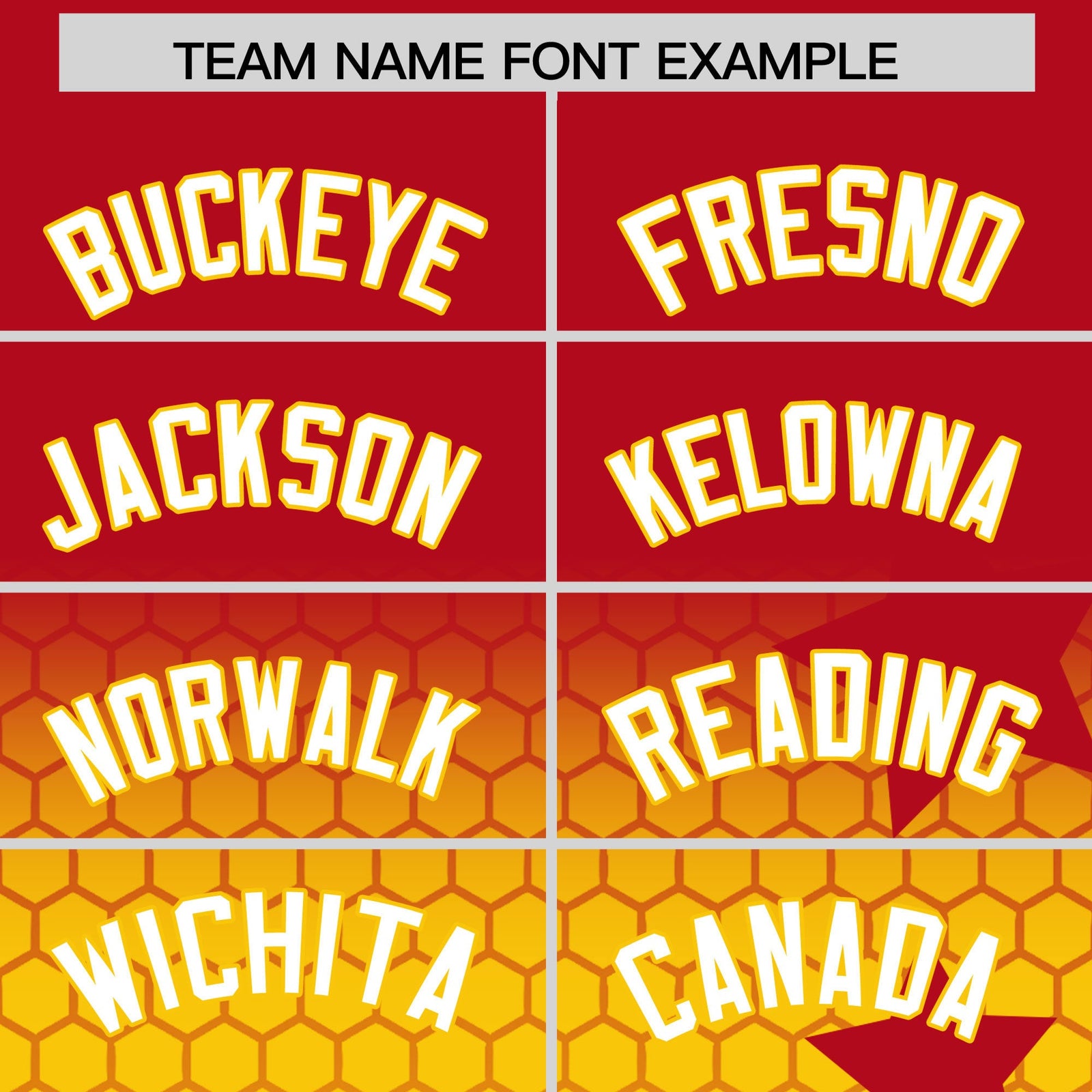Custom Red Gold White Rising Stars Series Gradient Fashion Baseball Jersey| KXKSHOP