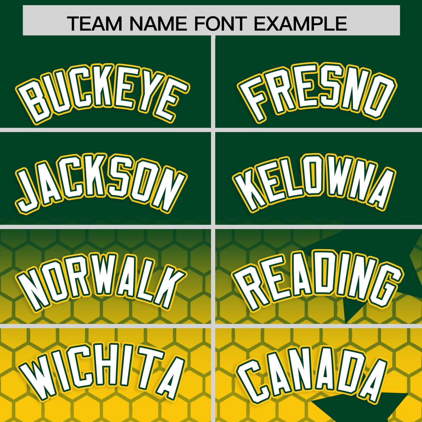 Custom Green Gold White Rising Stars Series Gradient Fashion Baseball Jersey| KXKSHOP