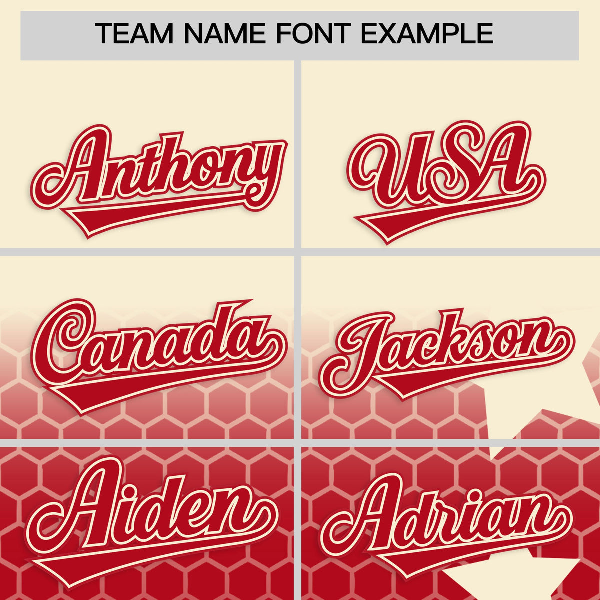 Custom Cream Red Rising Stars Series Gradient Fashion Baseball Jersey| KXKSHOP