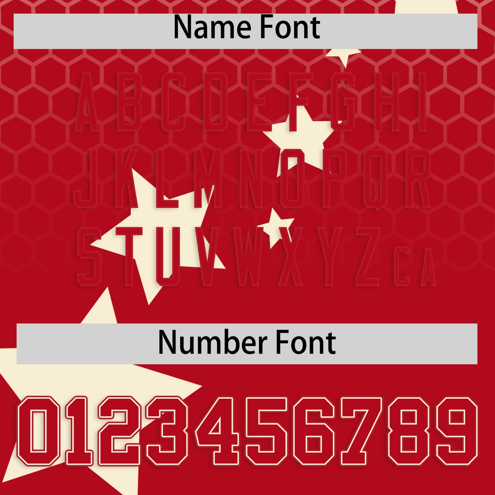 Custom Cream Red Rising Stars Series Gradient Fashion Baseball Jersey| KXKSHOP