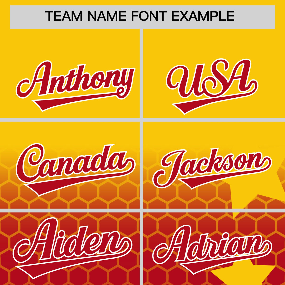 Custom Gold Red White Rising Stars Series Gradient Fashion Baseball Jersey| KXKSHOP