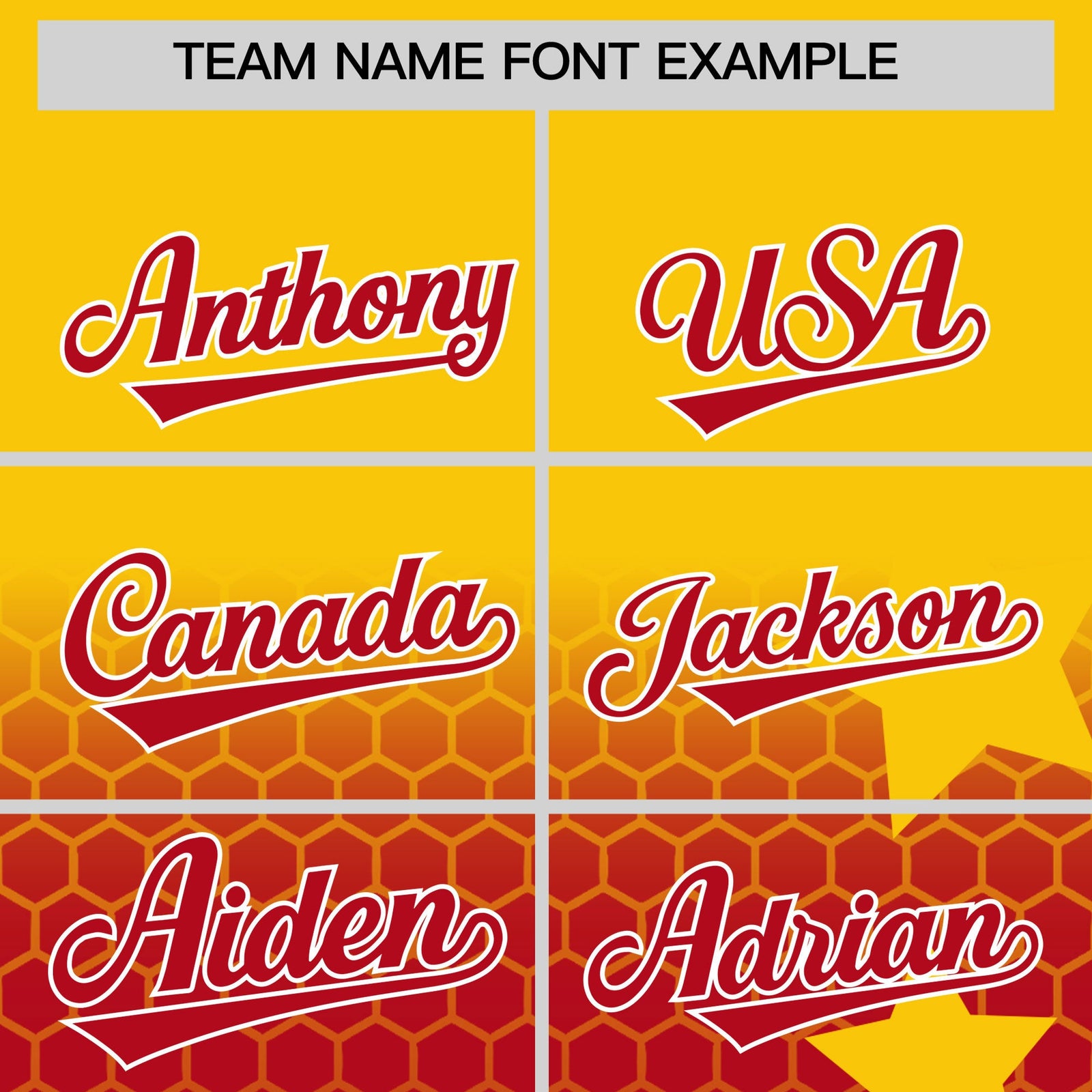 Custom Gold Red White Rising Stars Series Gradient Fashion Baseball Jersey| KXKSHOP