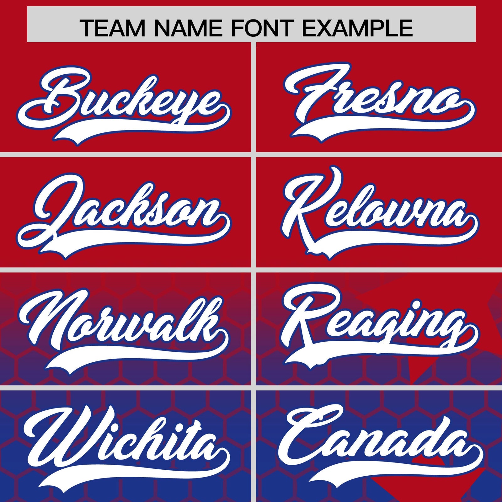 Custom Red Royal Blue White Rising Stars Series Gradient Fashion Baseball Jersey| KXKSHOP