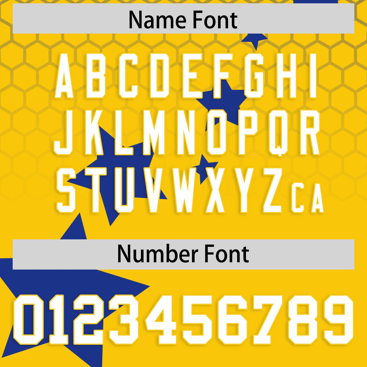 Custom Royal Blue Gold White Rising Stars Series Gradient Fashion Baseball Jersey| KXKSHOP