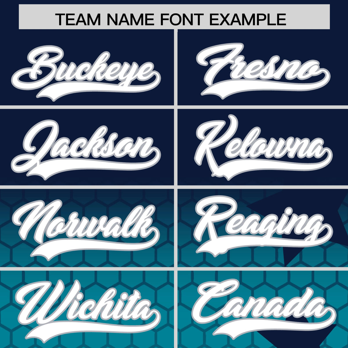 Custom Navy Teal White Rising Stars Series Gradient Fashion Baseball Jersey| KXKSHOP