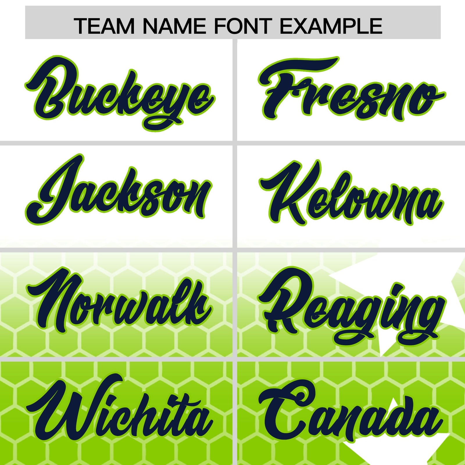 Custom White Neon Green Navy Rising Stars Series Gradient Fashion Baseball Jersey| KXKSHOP