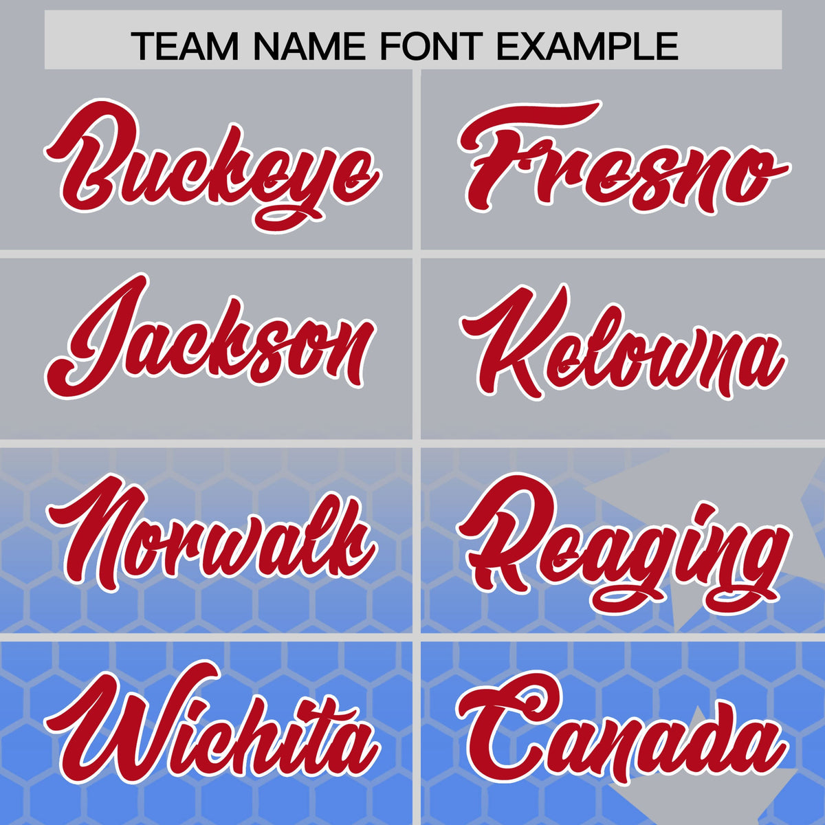 Custom Gray Powder Blue Red Rising Stars Series Gradient Fashion Baseball Jersey| KXKSHOP