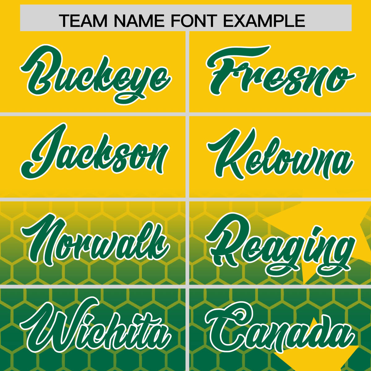 Custom Gold Kelly Green White Rising Stars Series Gradient Fashion Baseball Jersey| KXKSHOP