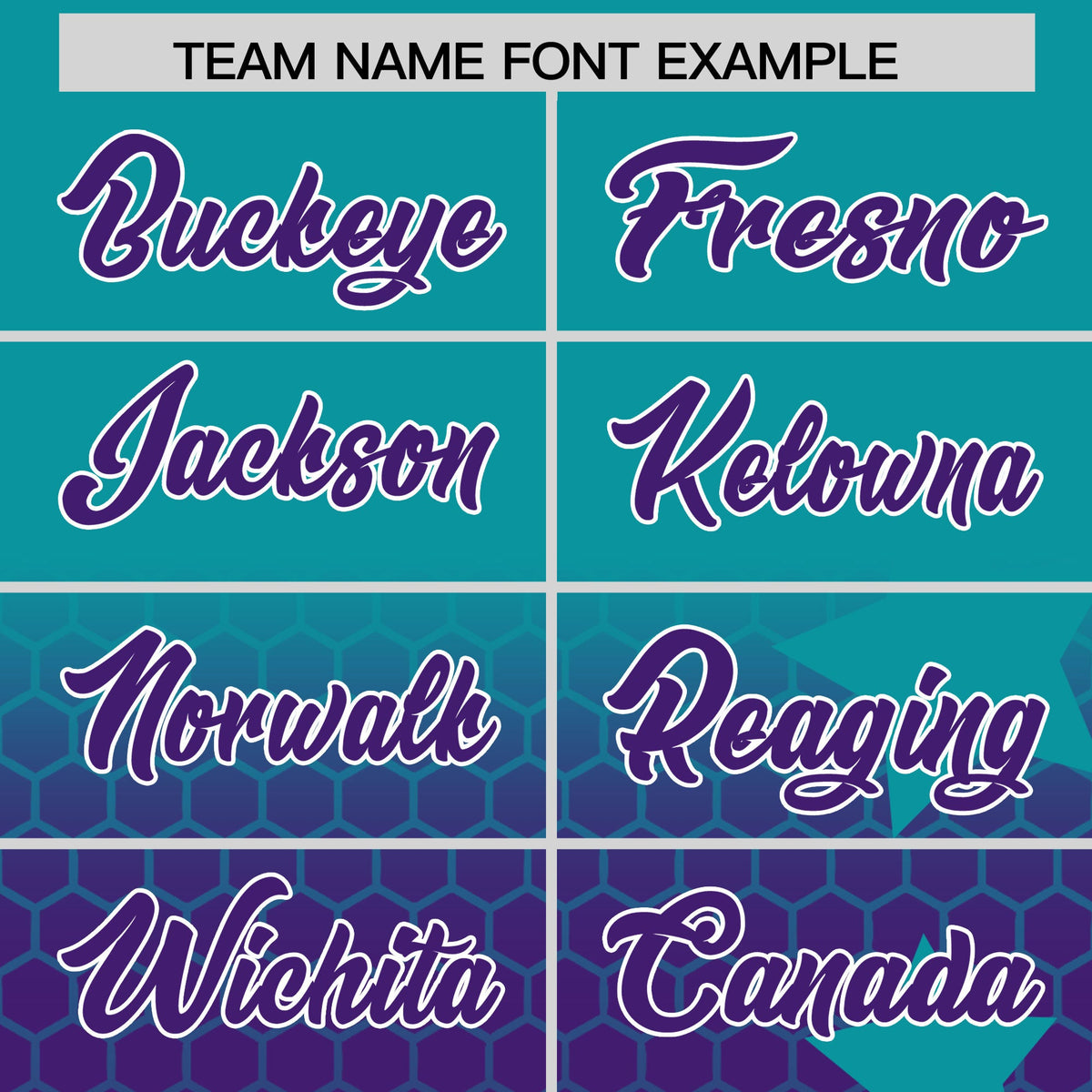 Custom Aqua Purple White Rising Stars Series Gradient Fashion Baseball Jersey| KXKSHOP