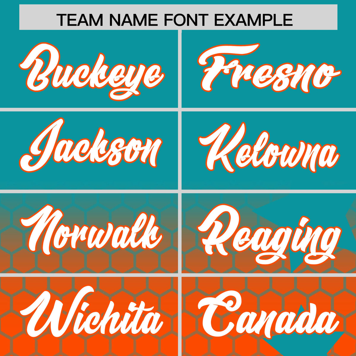 Custom Aqua Orange White Rising Stars Series Gradient Fashion Baseball Jersey| KXKSHOP