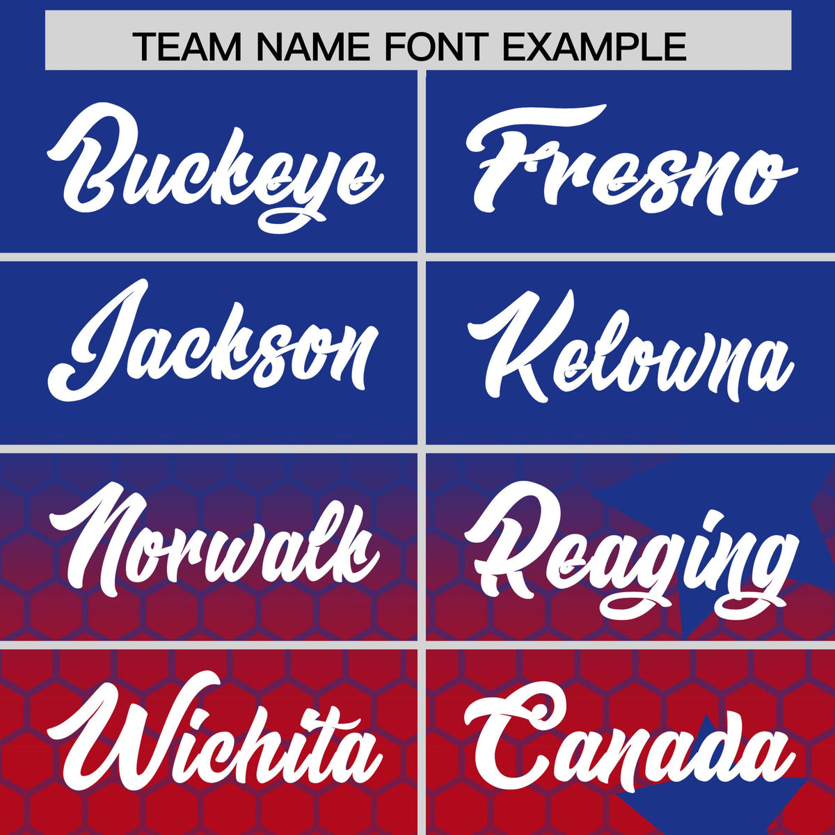 Custom Royal Blue Red White Rising Stars Series Gradient Fashion Baseball Jersey| KXKSHOP