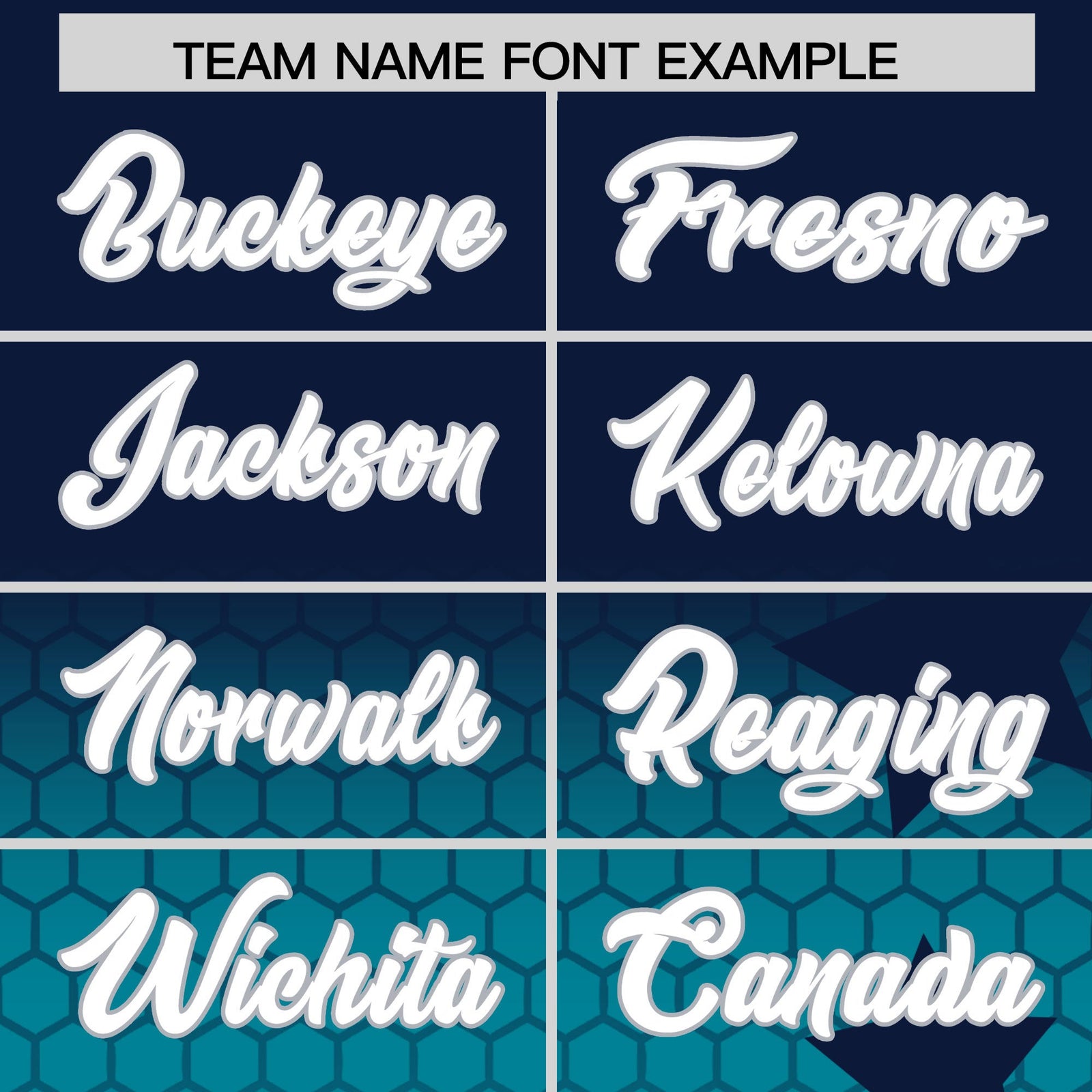 Custom Navy Teal White Rising Stars Series Gradient Fashion Baseball Jersey| KXKSHOP