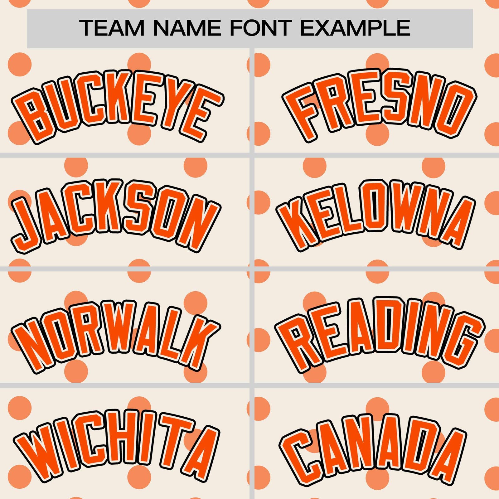 Custom Cream Orange Personalized Polka Dot Graffiti Pattern Authentic Baseball Jersey