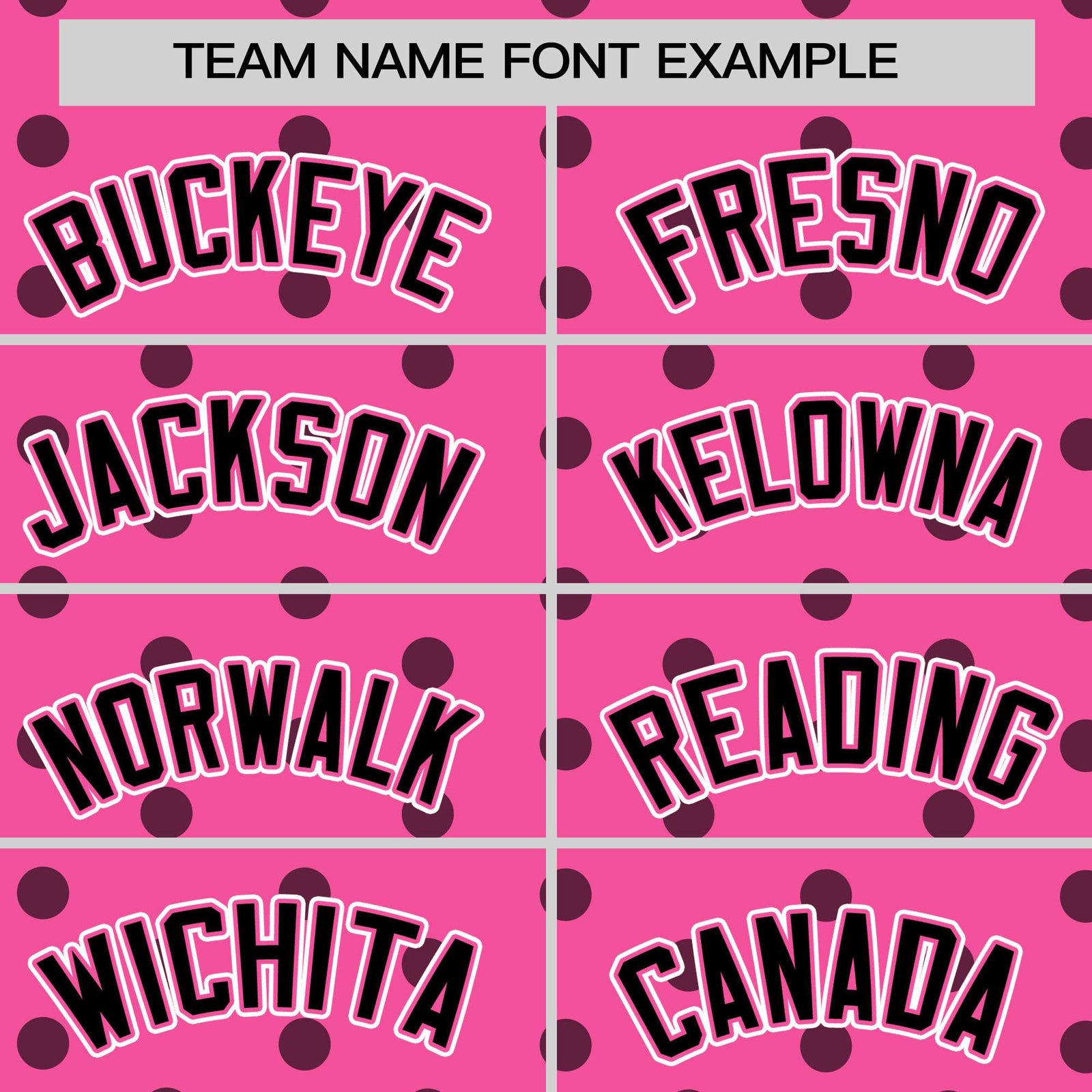 Custom Pink Black Personalized Polka Dot Graffiti Pattern Authentic Baseball Jersey