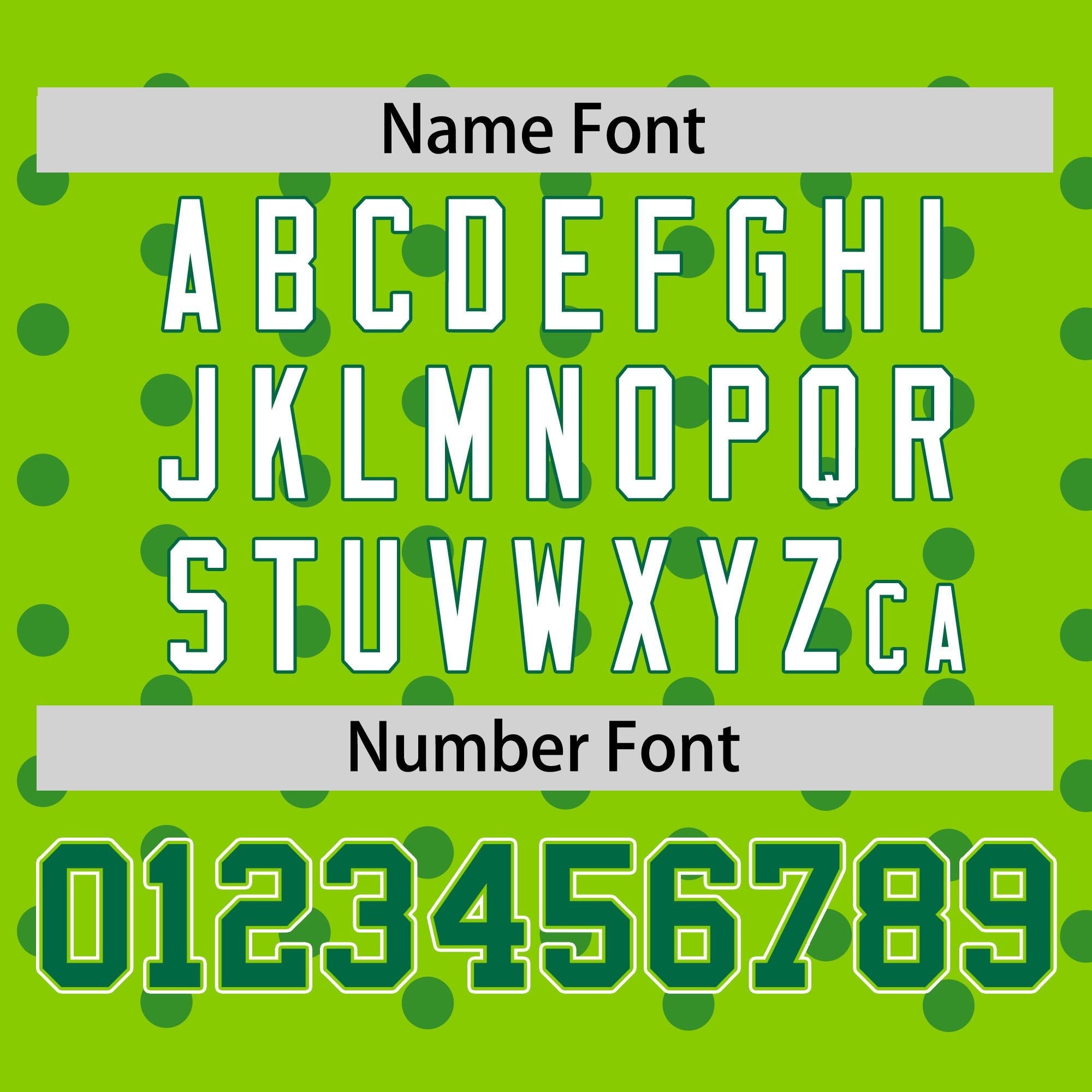 Custom Neon Green Kelly Green Personalized Polka Dot Graffiti Pattern Authentic Baseball Jersey