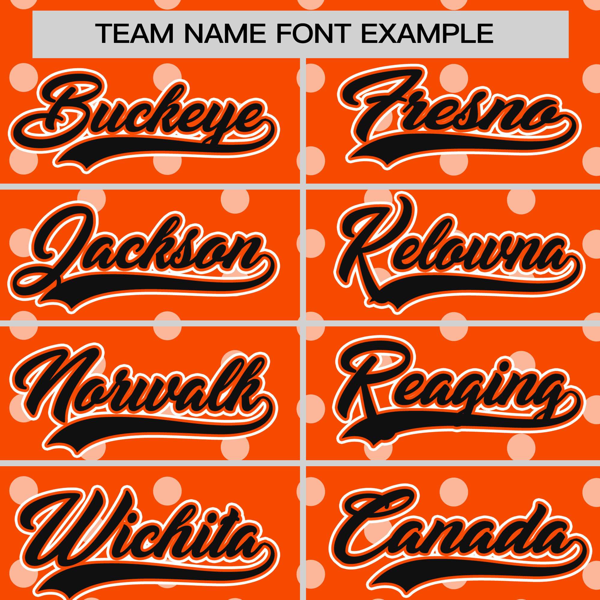 Custom Orange White Personalized Polka Dot Graffiti Pattern Authentic Baseball Jersey