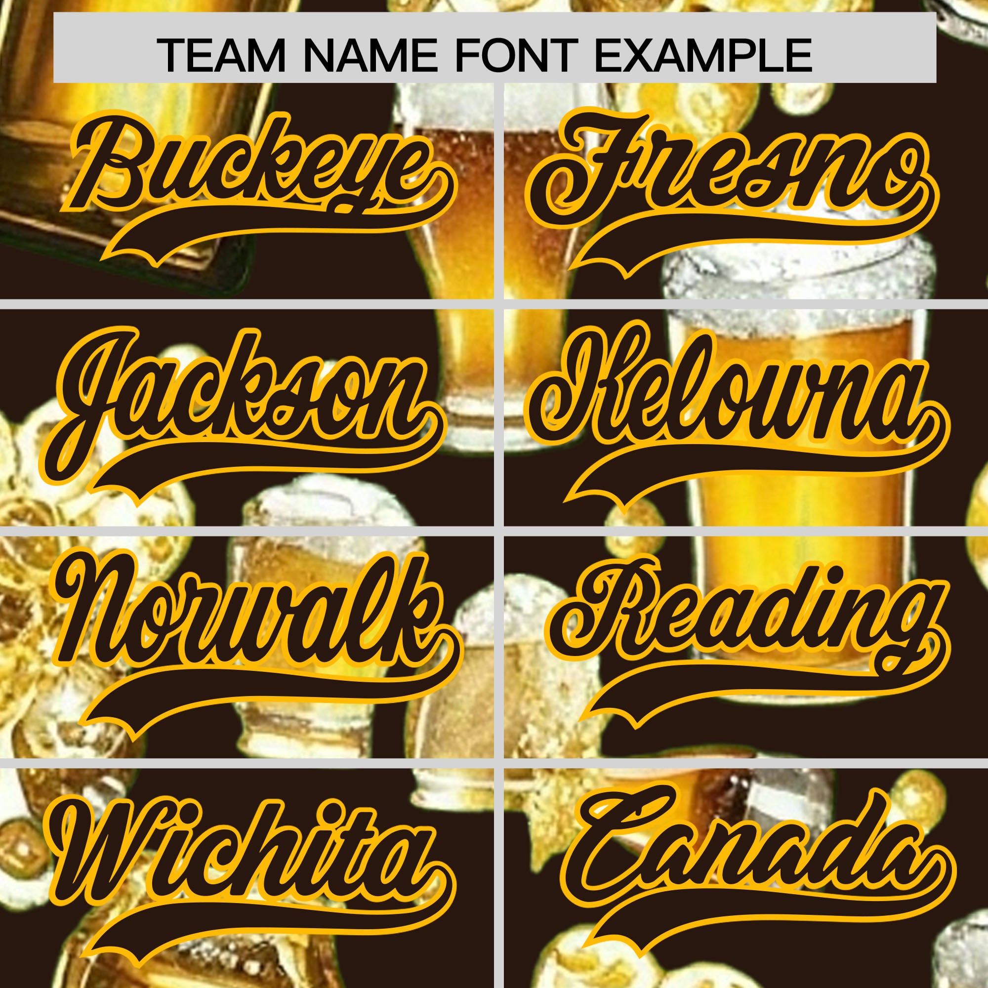 Custom Brown Personalized Team Shirts for Parties & Training | KXKSHOP
